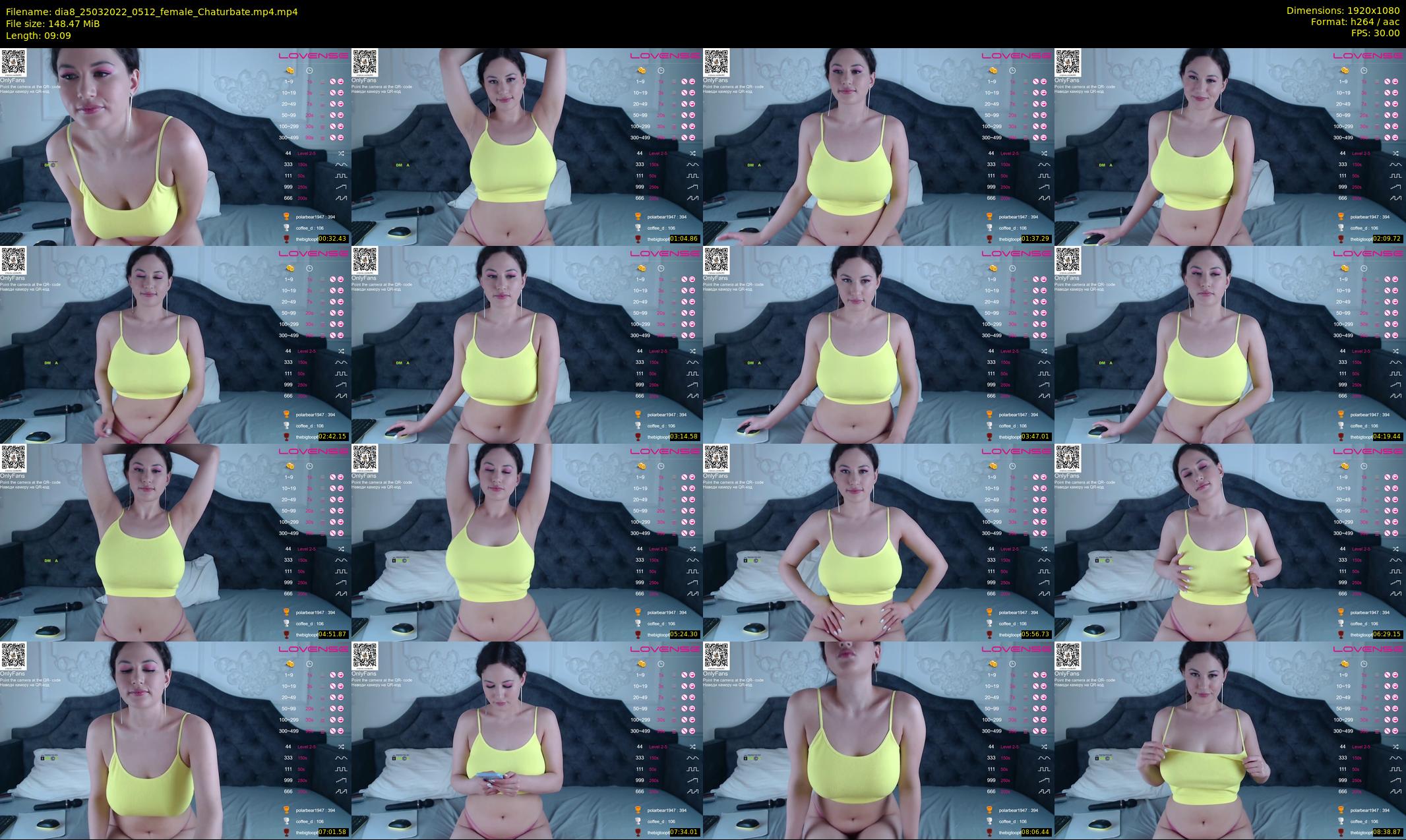dia8 — 10 minute Chaturbate female cam show recording, 1080p, Mar 25, 2022