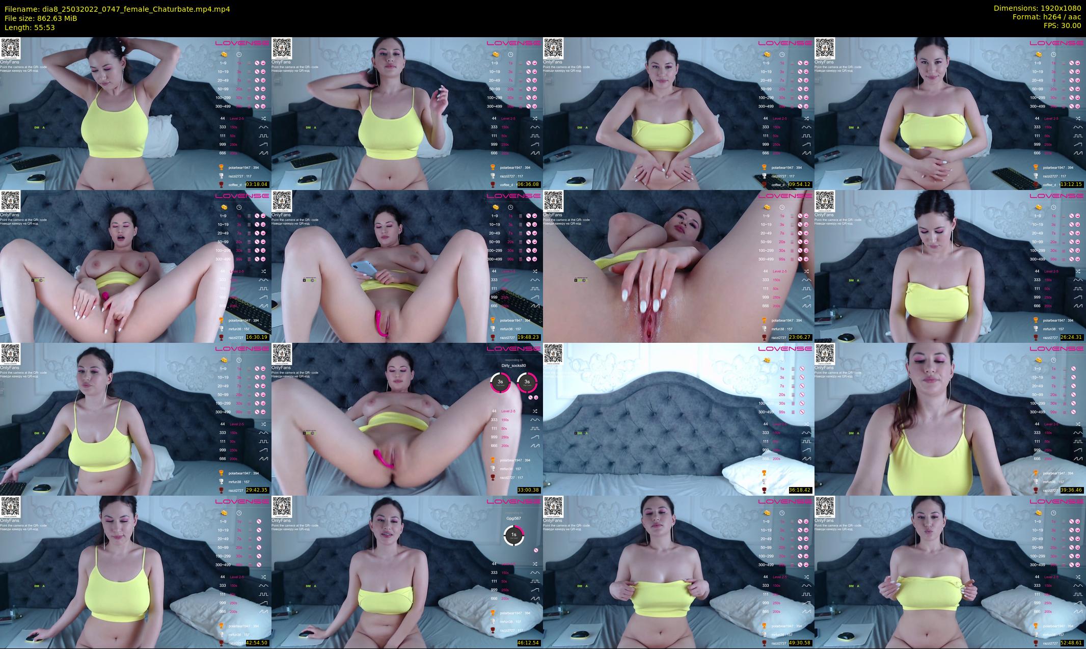 dia8 — 56 minute Chaturbate female cam show recording, 1080p, Mar 25, 2022