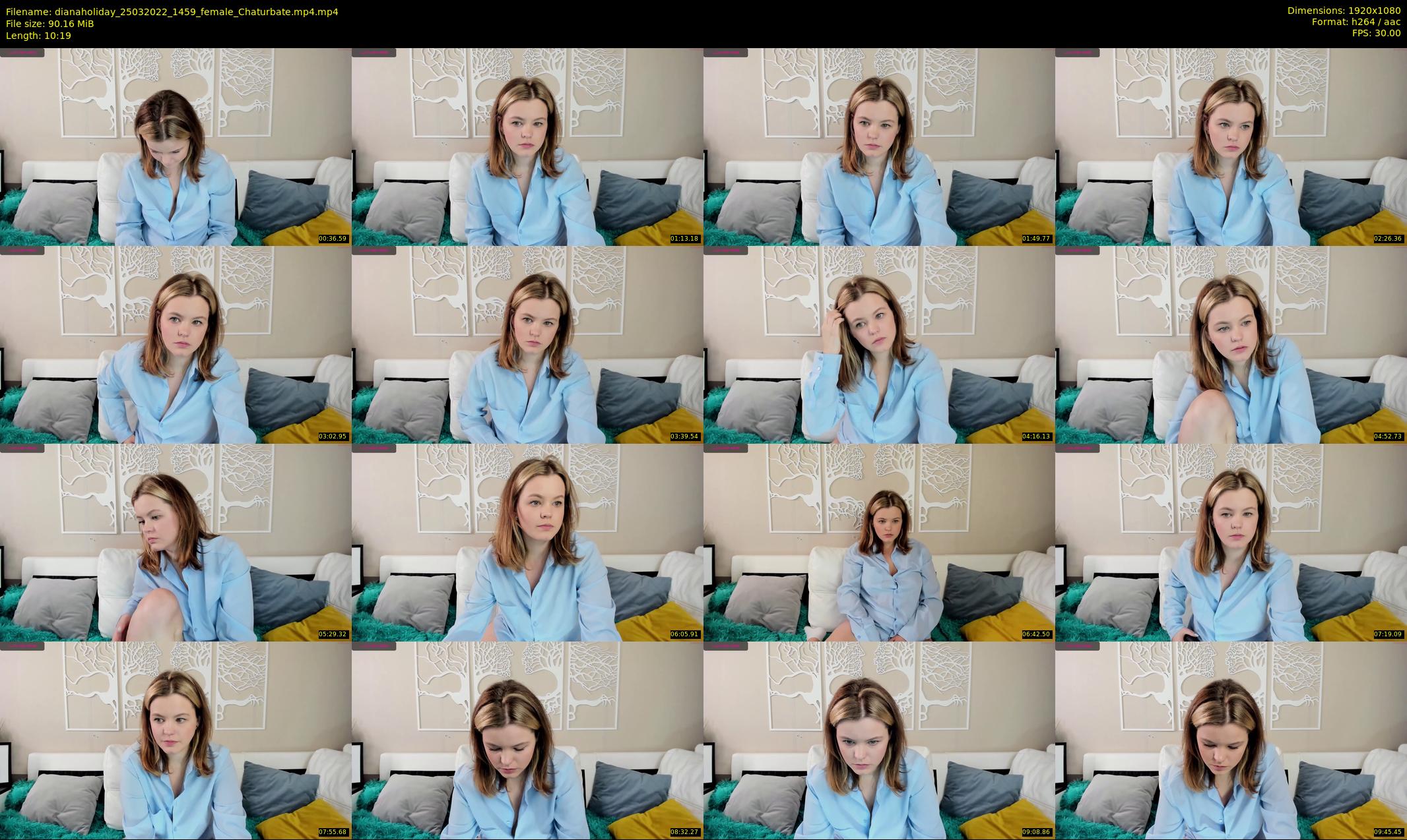 dianaholiday — 11 minute Chaturbate female cam show recording, 1080p, Mar 25, 2022