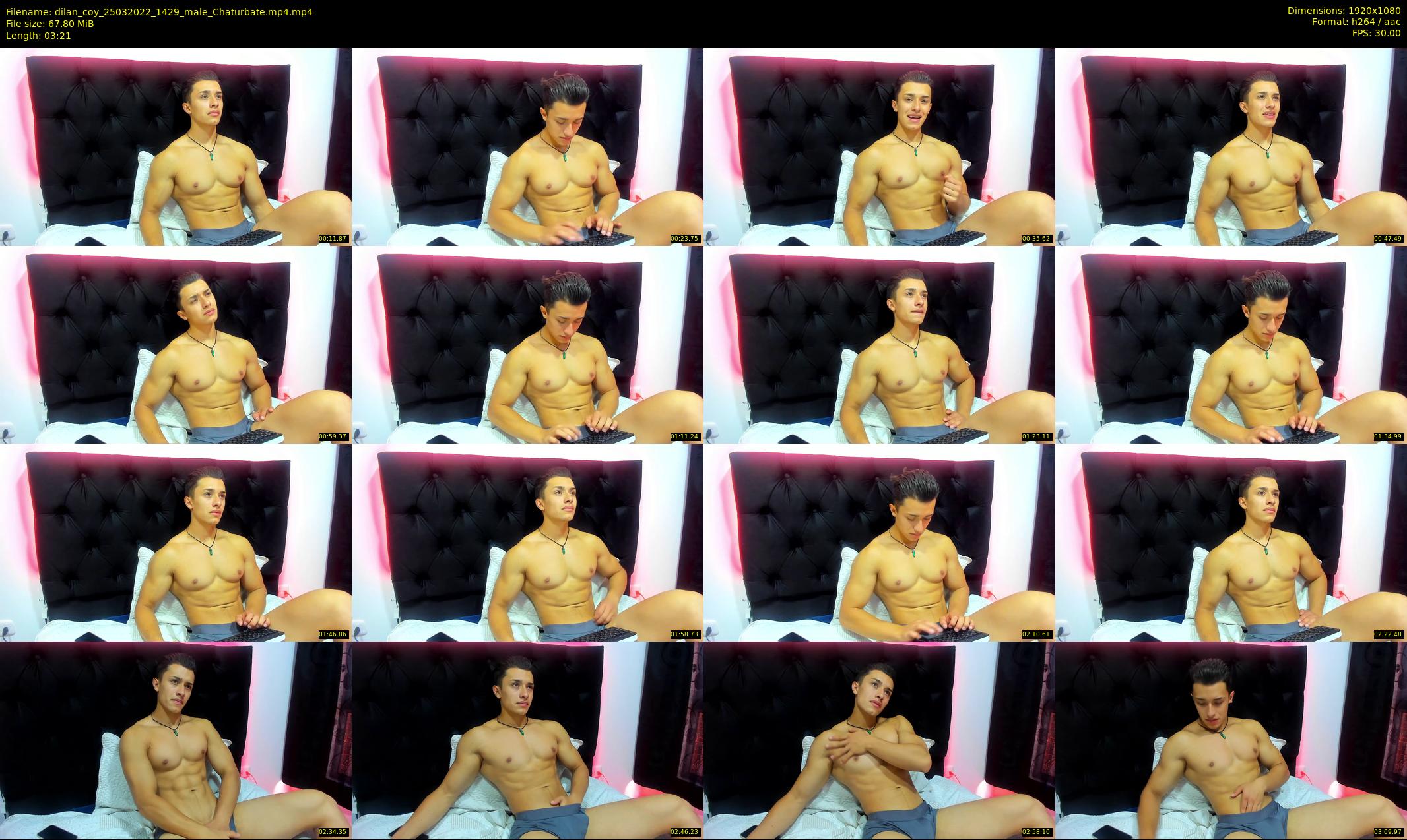 dilan_coy — 4 minute Chaturbate male cam show recording, 1080p, Mar 25, 2022