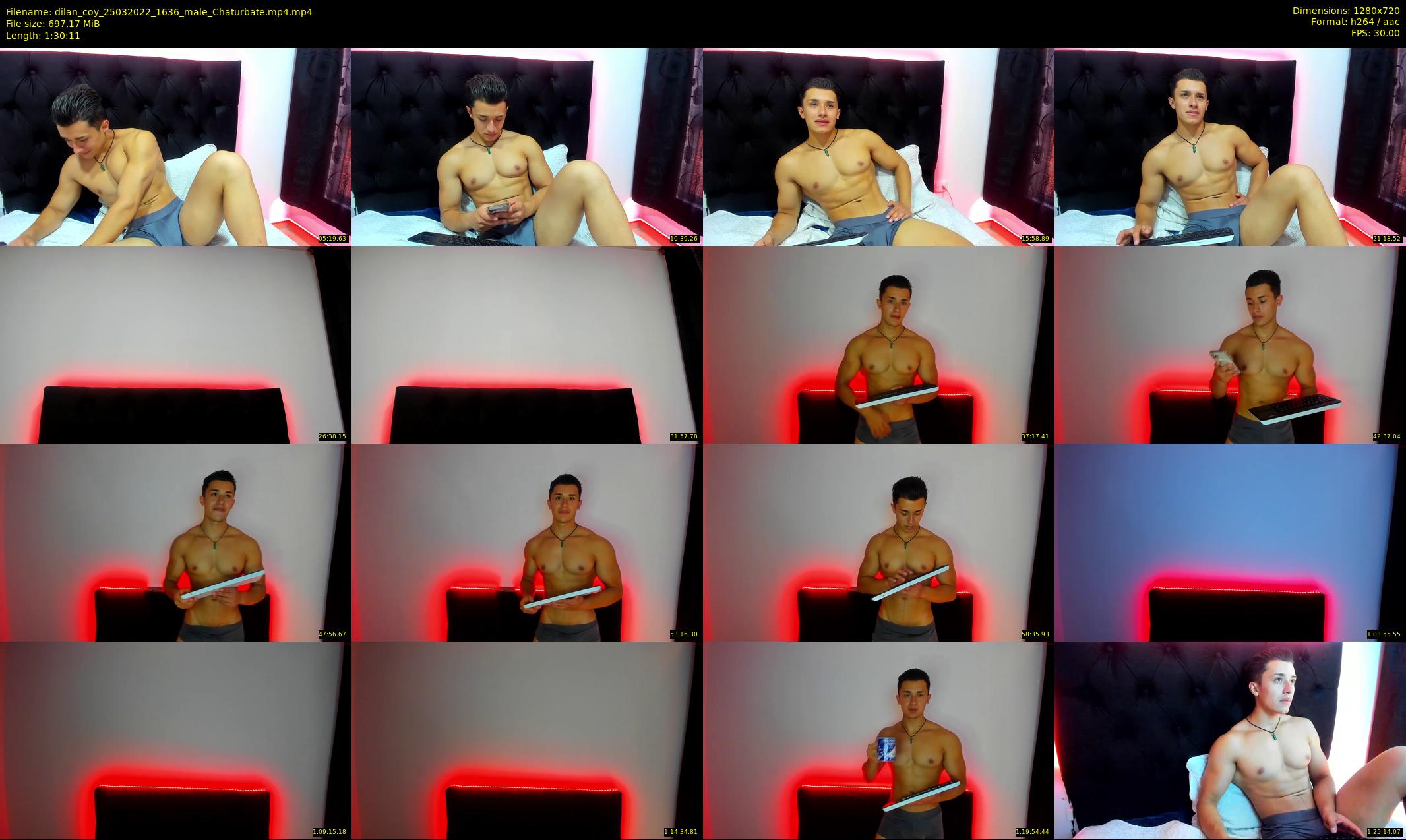 dilan_coy — 91 minute Chaturbate male cam show recording, 720p, Mar 25, 2022