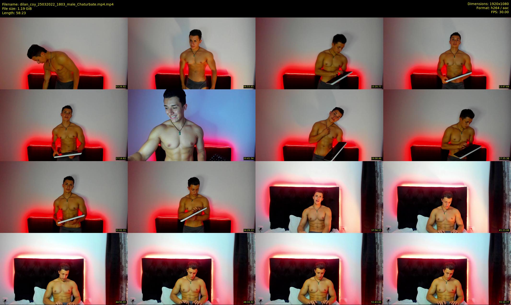 dilan_coy — 59 minute Chaturbate male cam show recording, 1080p, Mar 25, 2022