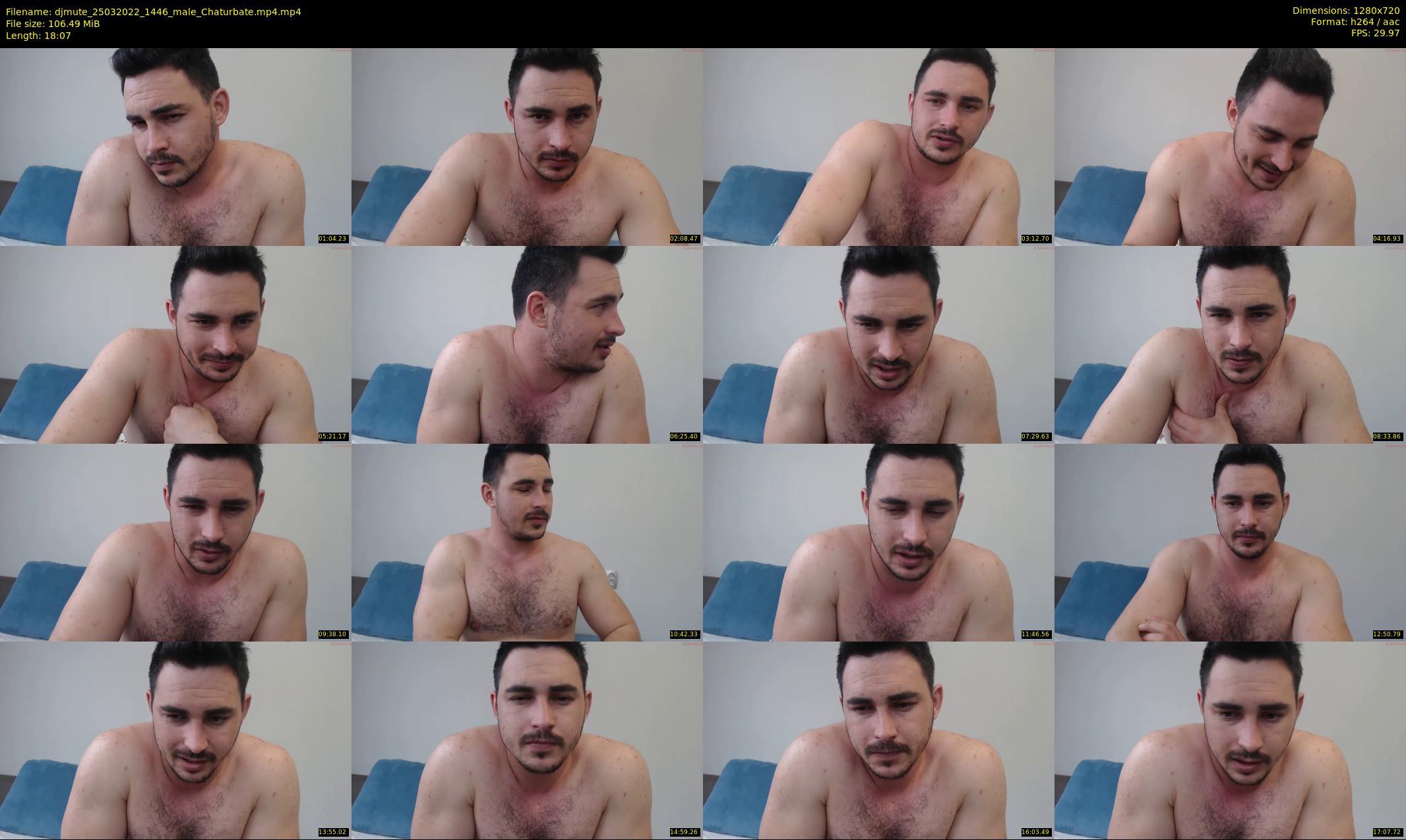 djmute — 19 minute Chaturbate male cam show recording, 720p, Mar 25, 2022