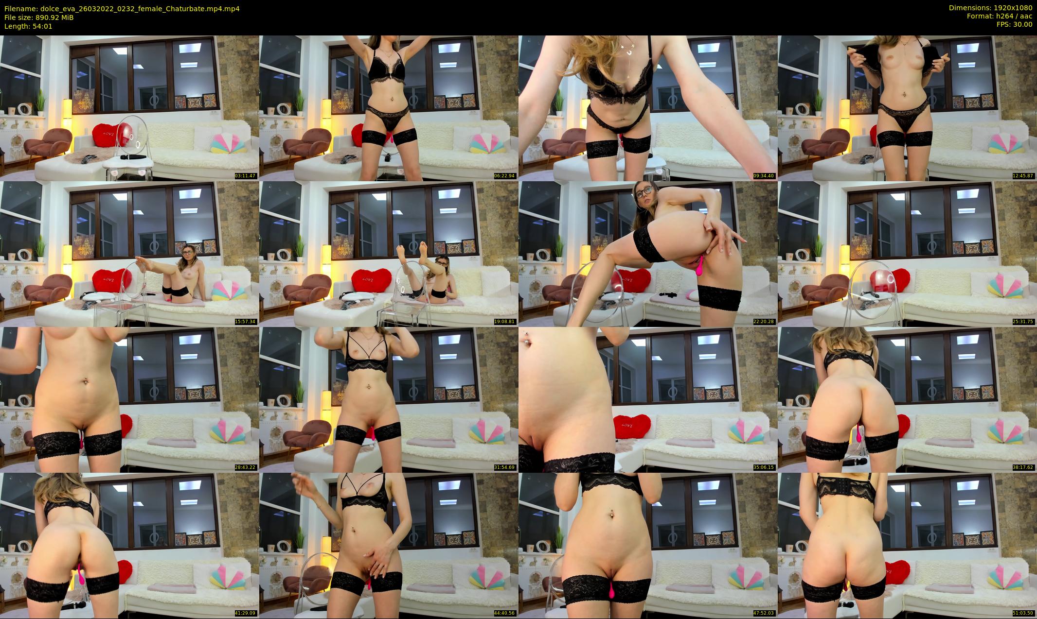 dolce_eva — 55 minute Chaturbate female cam show recording, 1080p, Mar 26, 2022