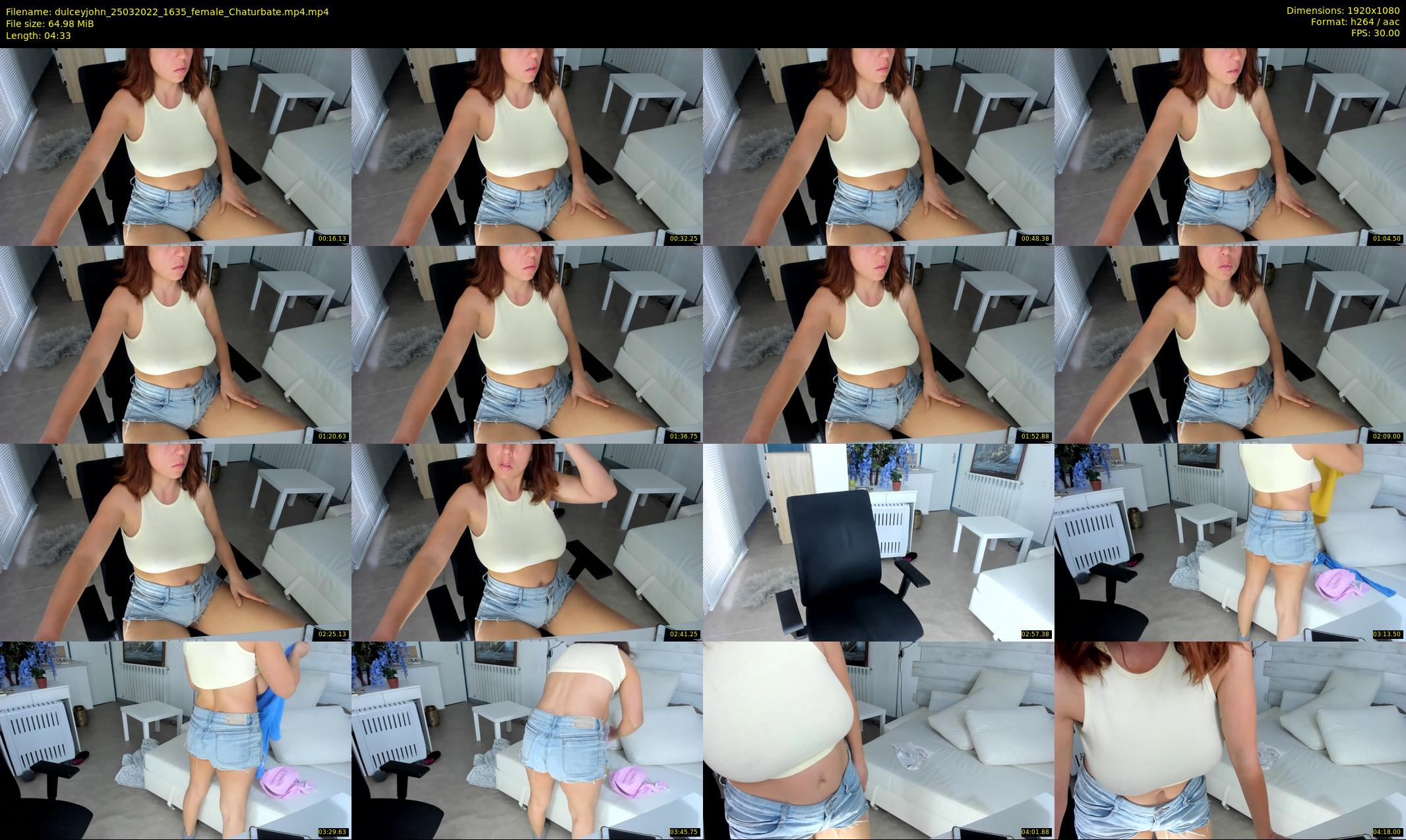 dulceyjohn — 5 minute Chaturbate female cam show recording, 1080p, Mar 25, 2022