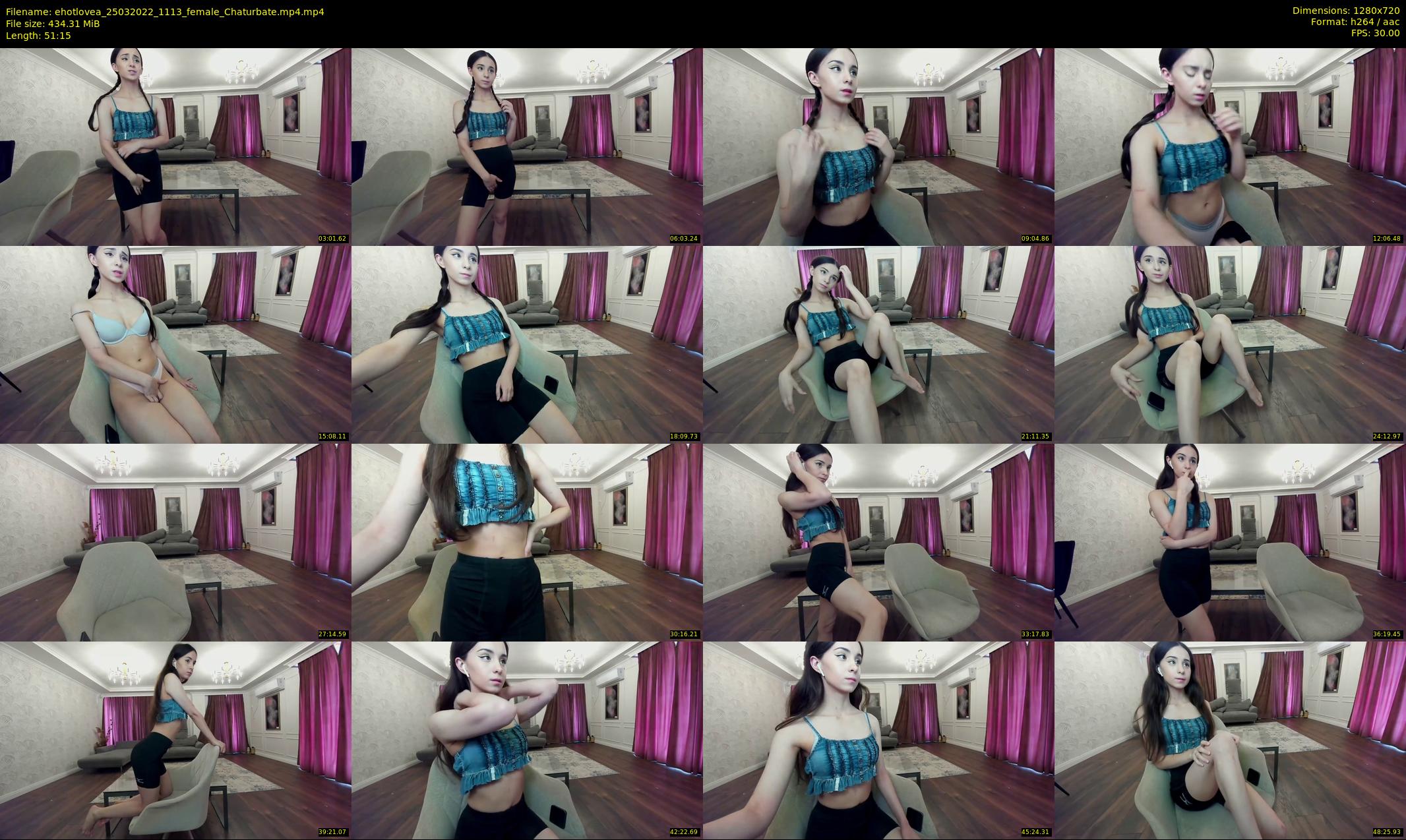 ehotlovea — 52 minute Chaturbate female cam show recording, 720p, Mar 25, 2022