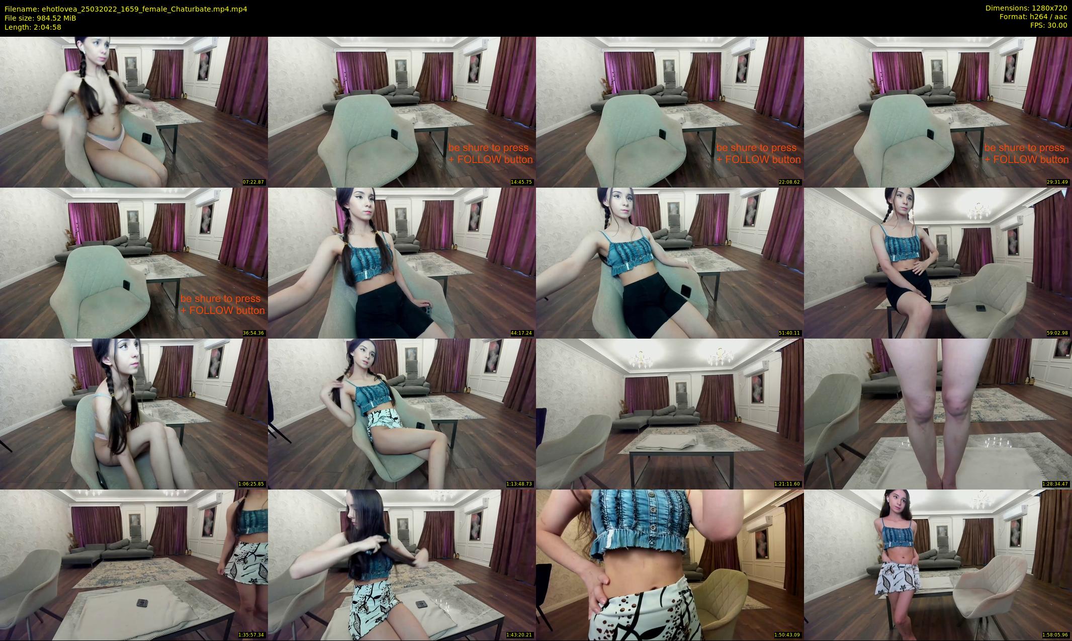 ehotlovea — 125 minute Chaturbate female cam show recording, 720p, Mar 25, 2022