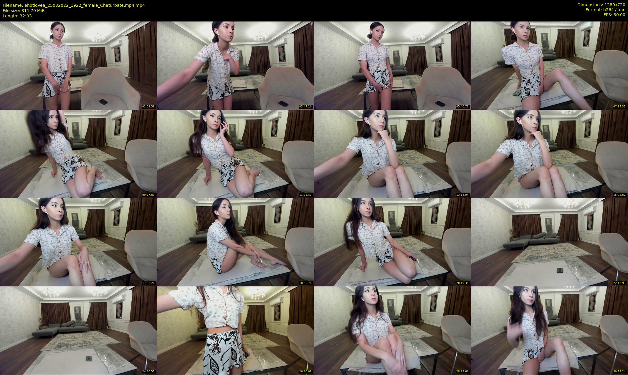 ehotlovea — 33 minute Chaturbate female cam show recording, 720p, Mar 25, 2022