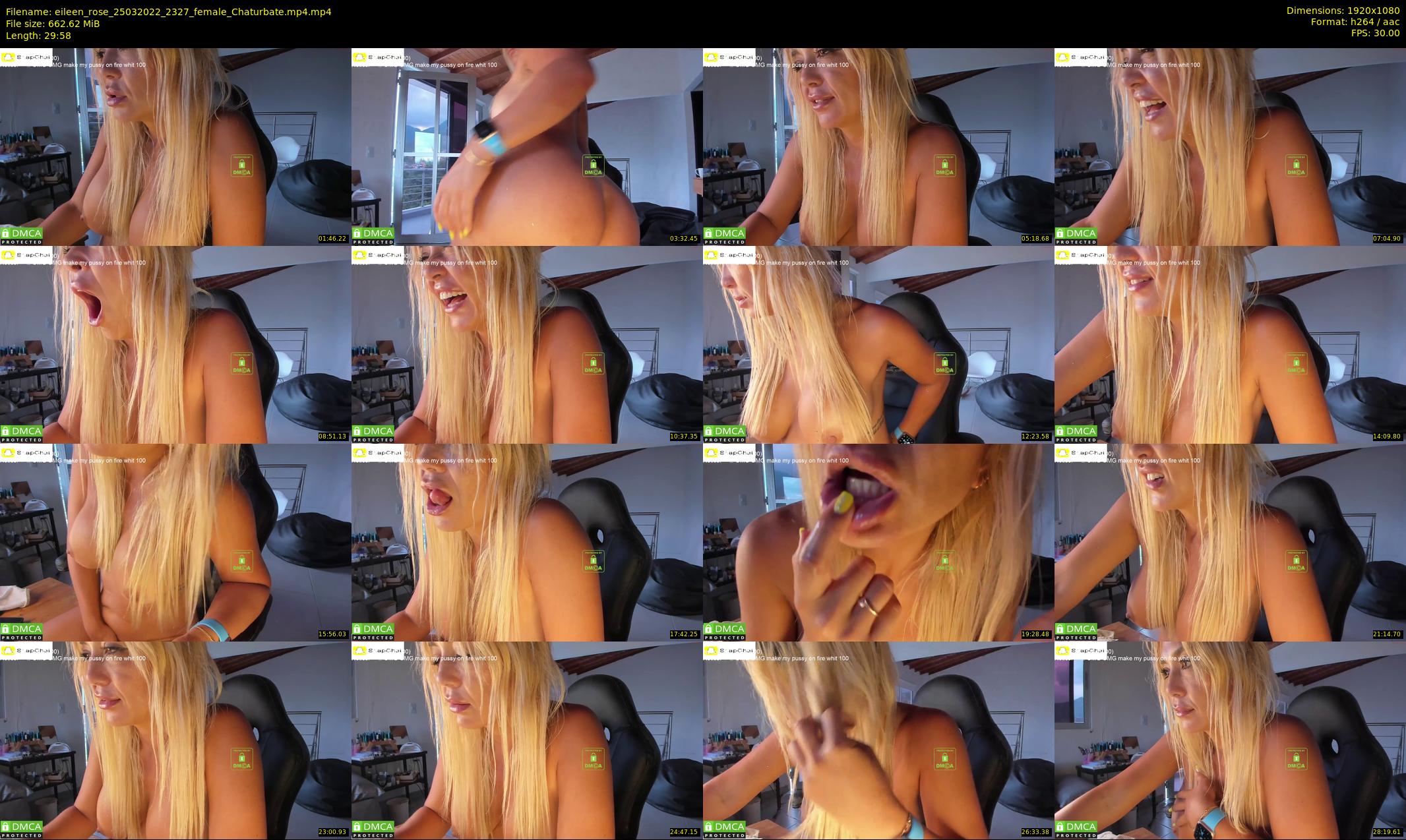 eileen_rose — 30 minute Chaturbate female cam show recording, 1080p, Mar 25, 2022