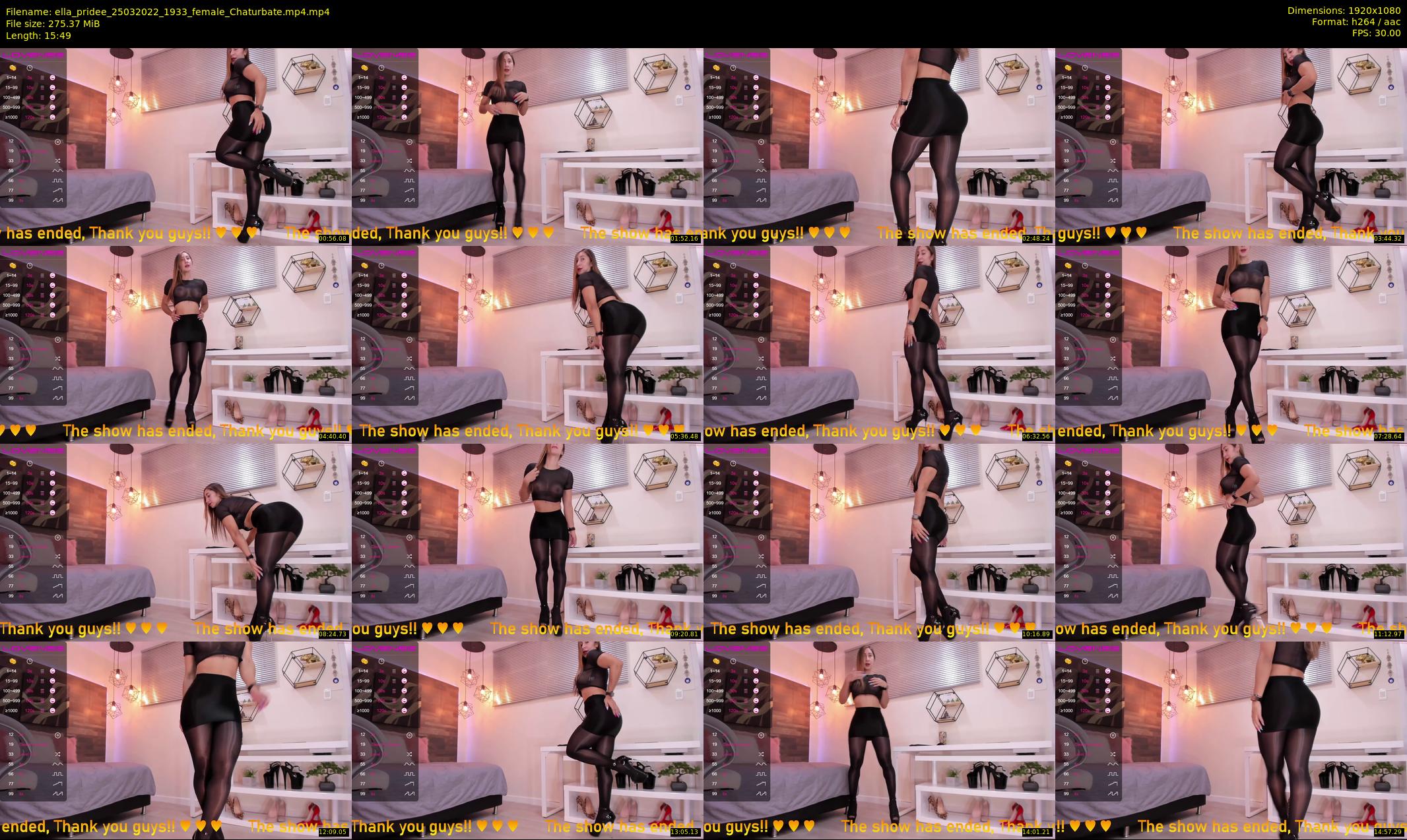ella_pridee — 16 minute Chaturbate female cam show recording, 1080p, Mar 25, 2022
