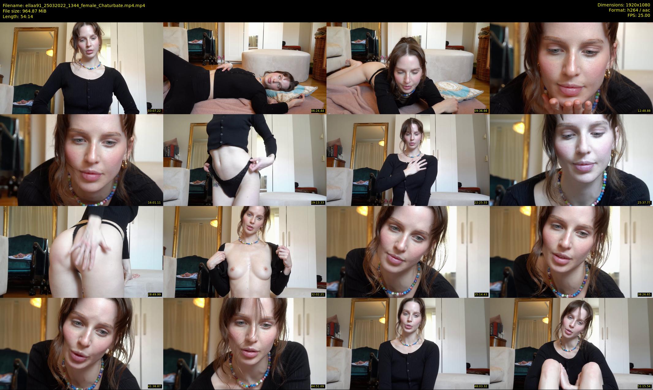 ellaa91 — 55 minute Chaturbate female cam show recording, 1080p, Mar 25, 2022