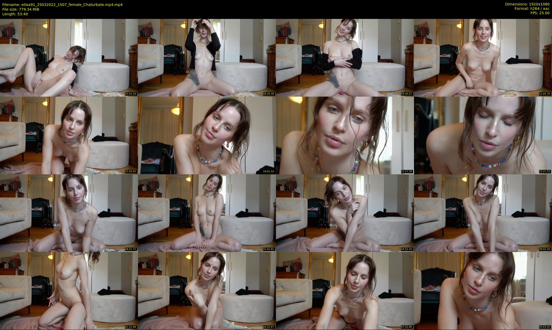 ellaa91 — 54 minute Chaturbate female cam show recording, 1080p, Mar 25, 2022