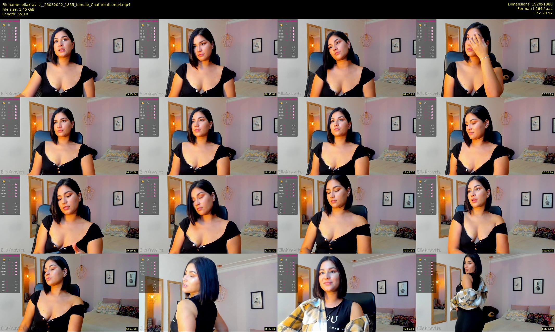 ellakravitz_ — 56 minute Chaturbate female cam show recording, 1080p, Mar 25, 2022