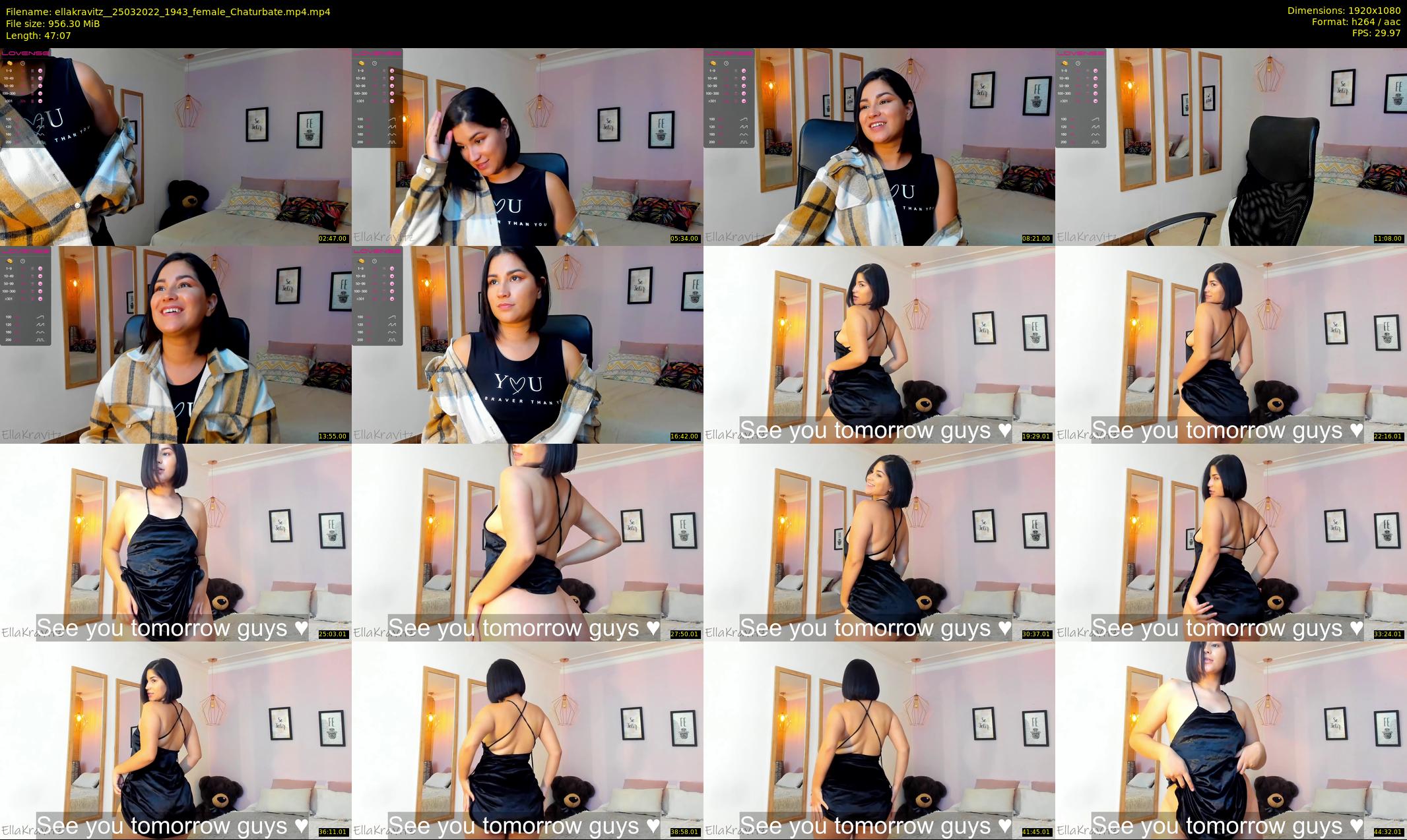 ellakravitz_ — 48 minute Chaturbate female cam show recording, 1080p, Mar 25, 2022