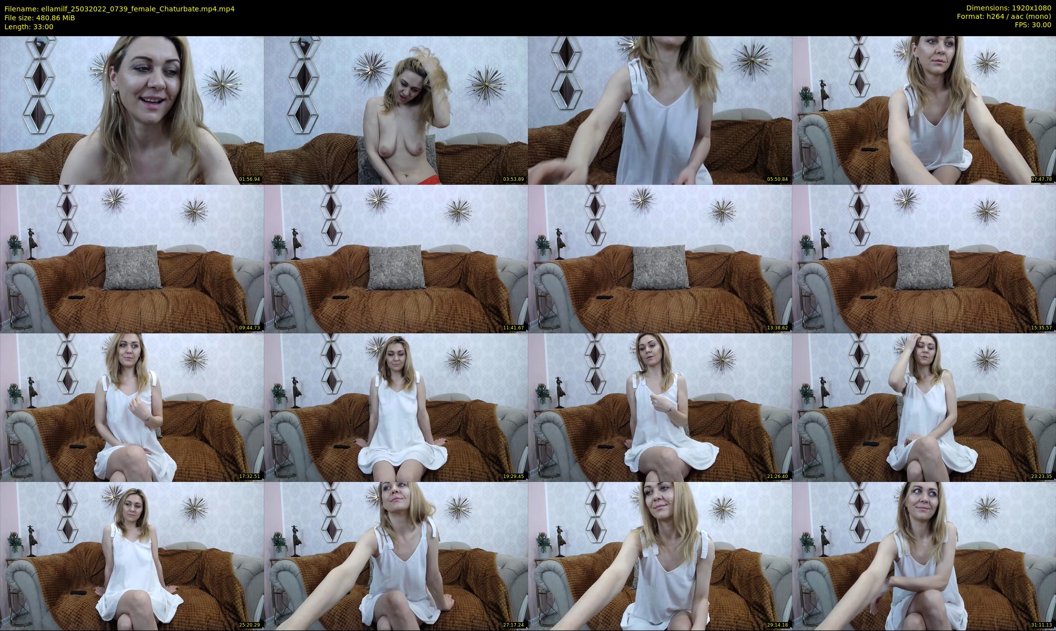 ellamilf — 33 minute Chaturbate female cam show recording, 1080p, Mar 25, 2022