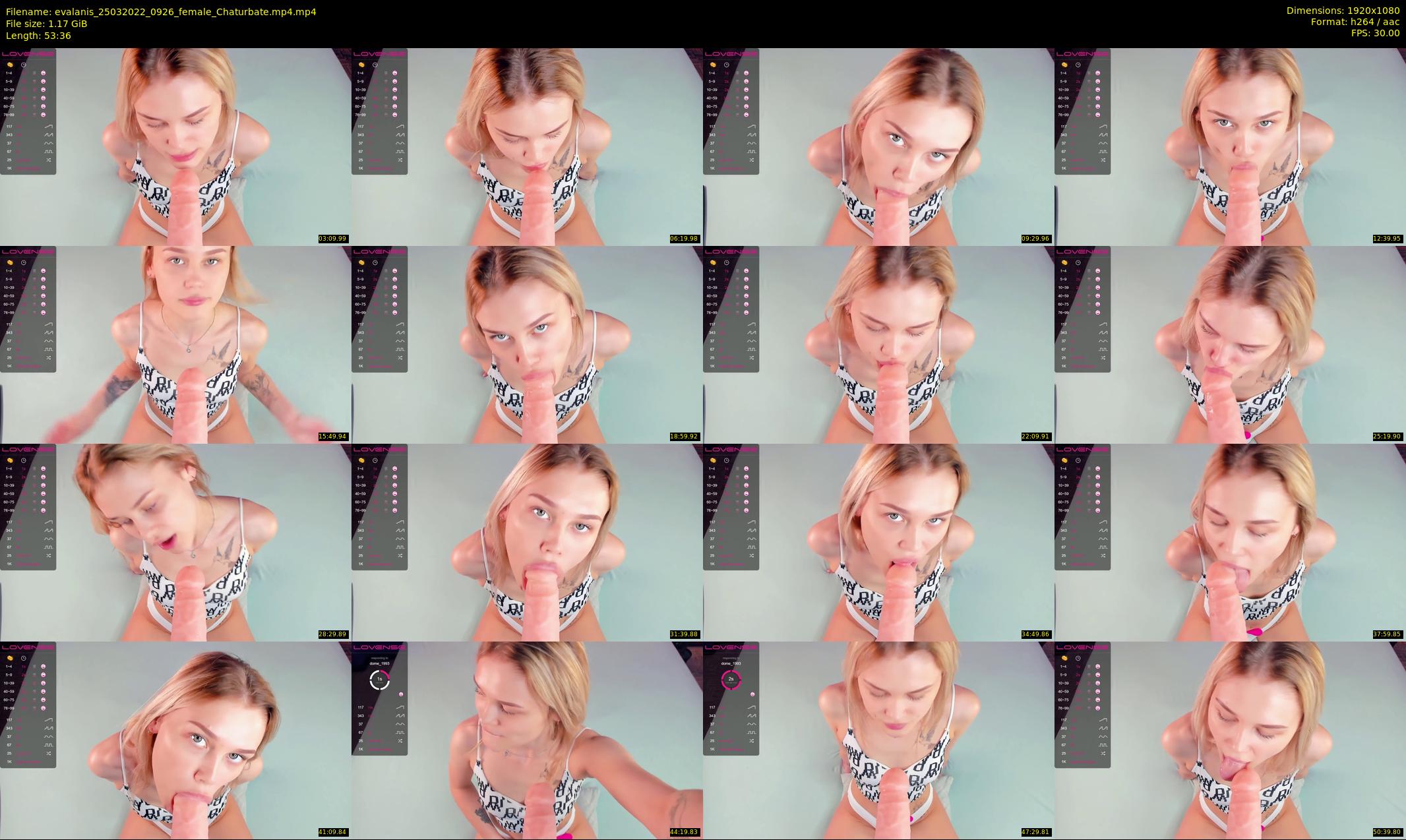 evalanis — 54 minute Chaturbate couple cam show recording, 1080p, Mar 25, 2022