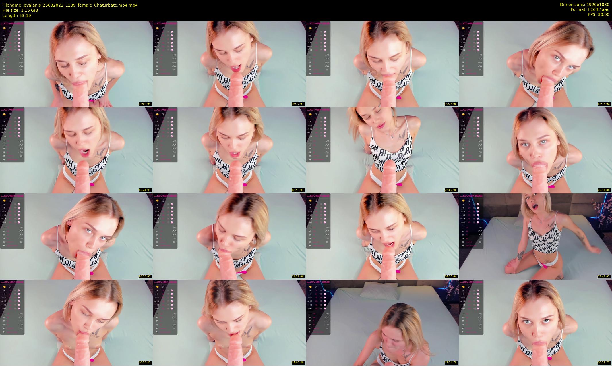 evalanis — 54 minute Chaturbate couple cam show recording, 1080p, Mar 25, 2022