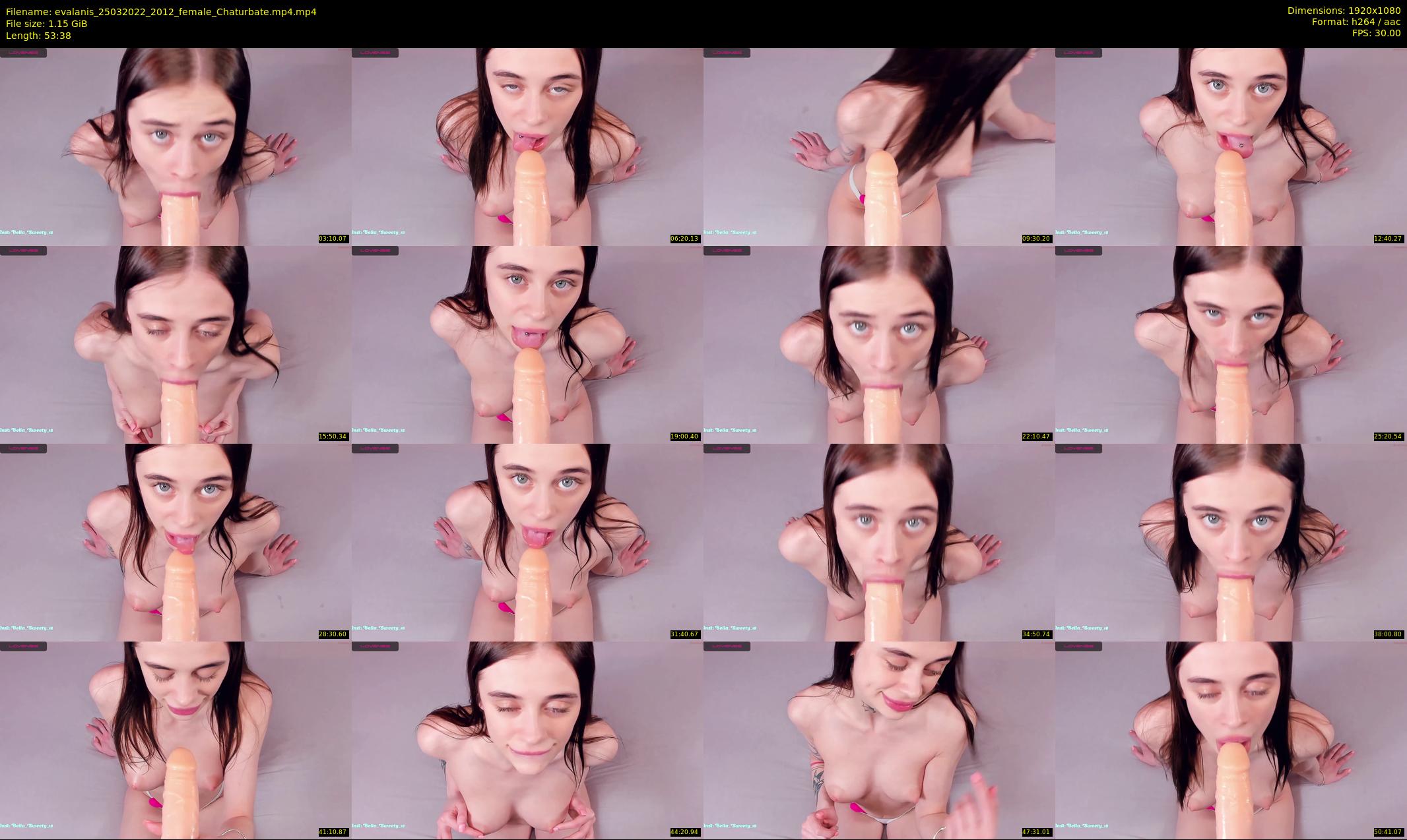 evalanis — 54 minute Chaturbate couple cam show recording, 1080p, Mar 25, 2022