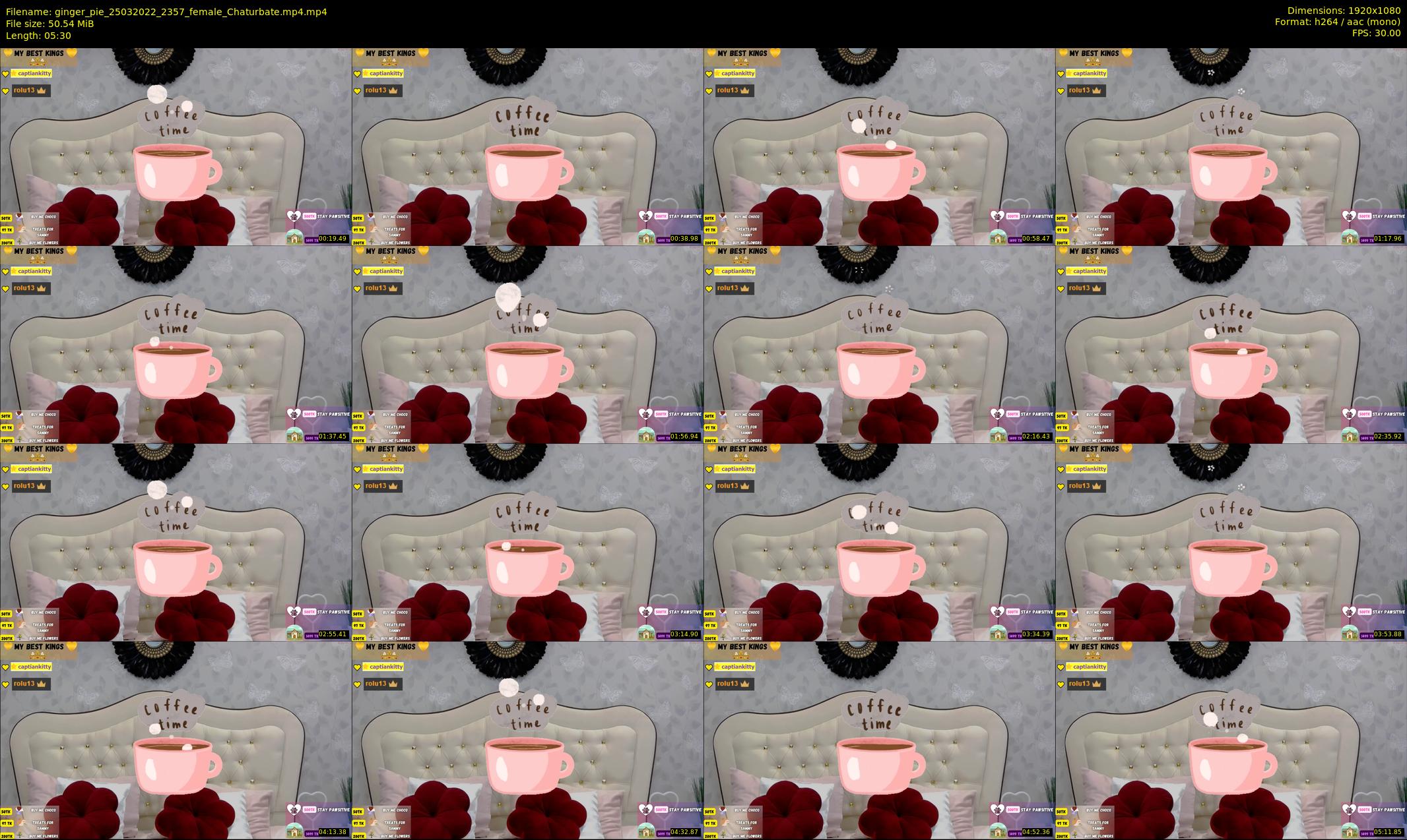ginger_pie — 6 minute Chaturbate female cam show recording, 1080p, Mar 25, 2022