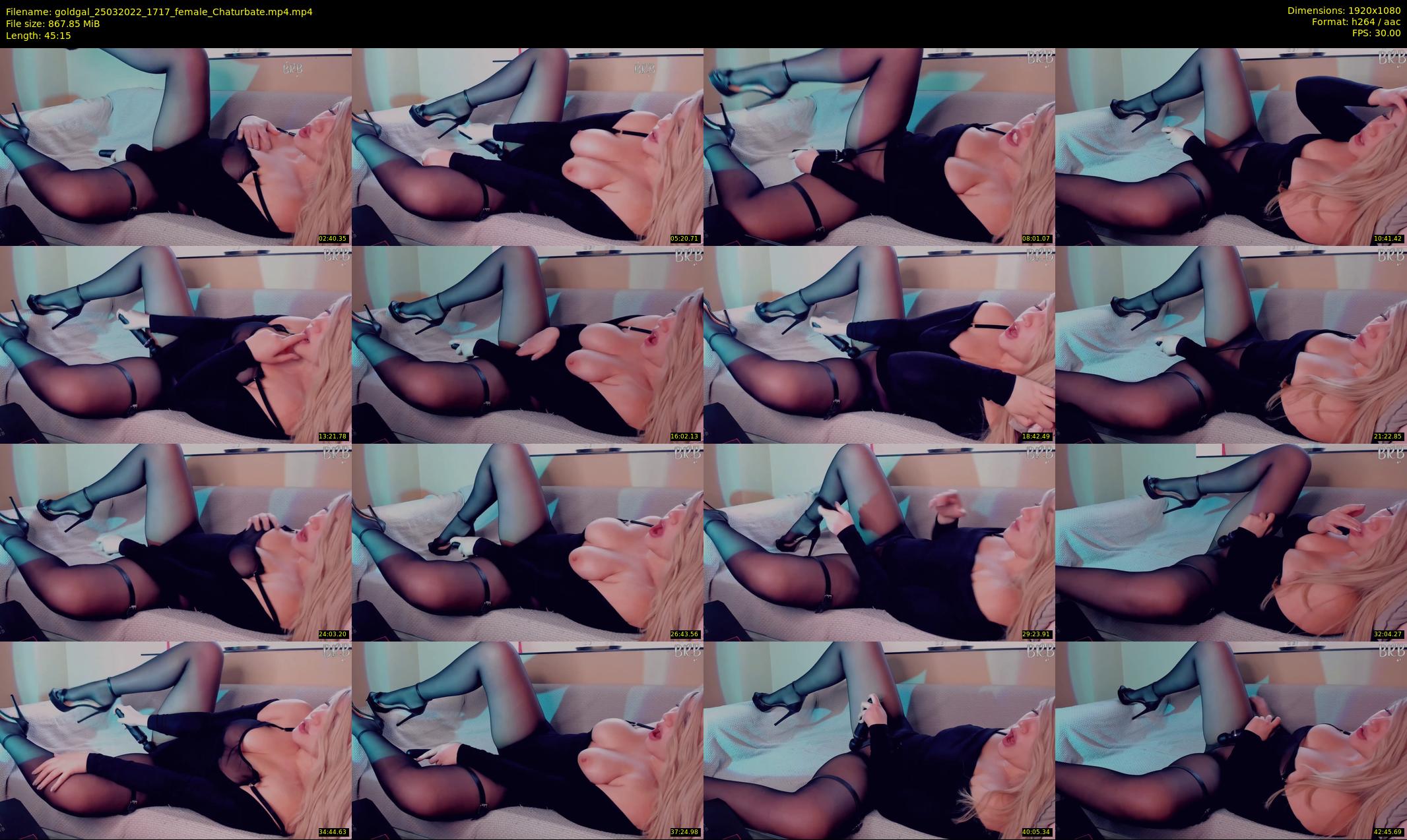 goldgal — 46 minute Chaturbate female cam show recording, 1080p, Mar 25, 2022