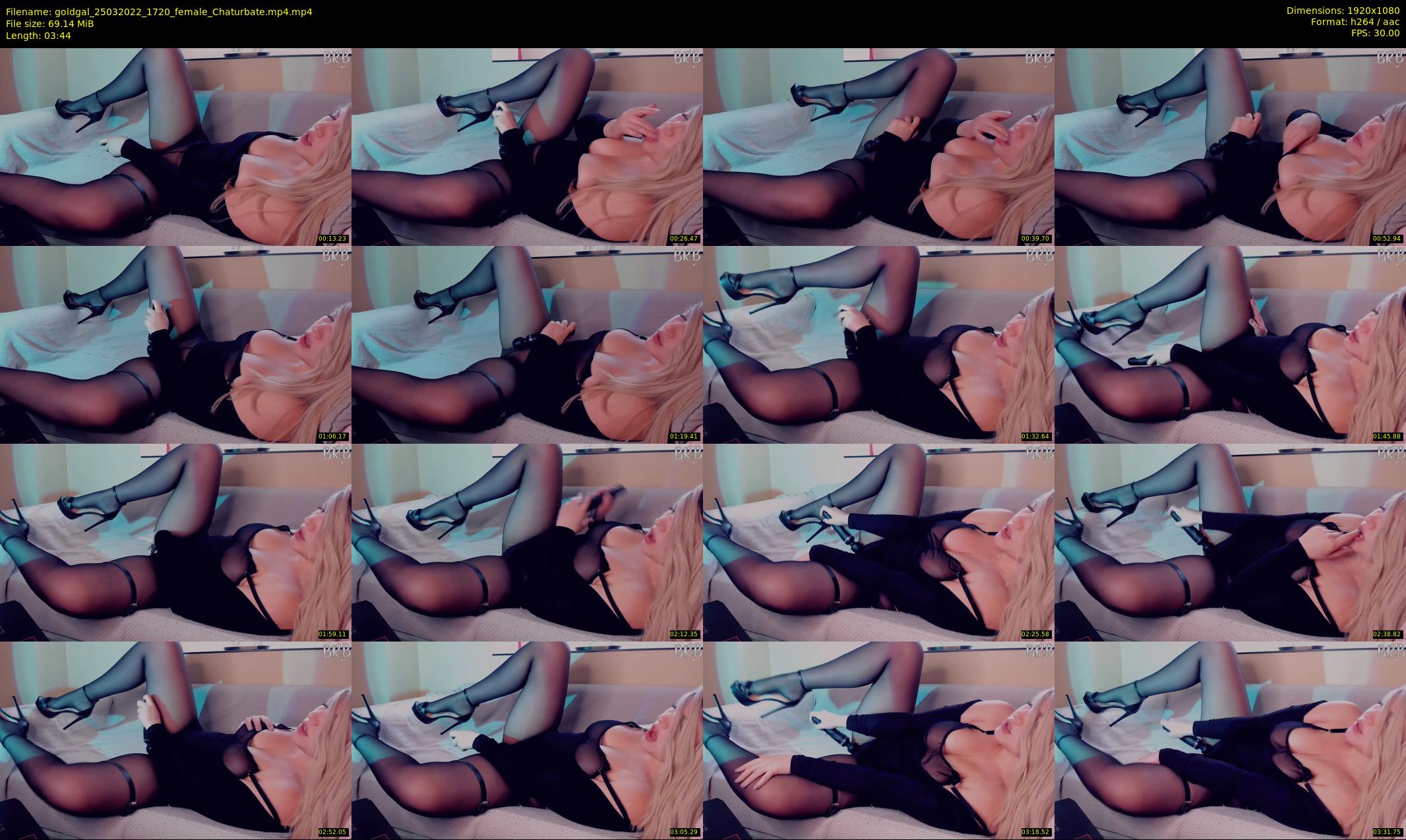goldgal — 4 minute Chaturbate female cam show recording, 1080p, Mar 25, 2022