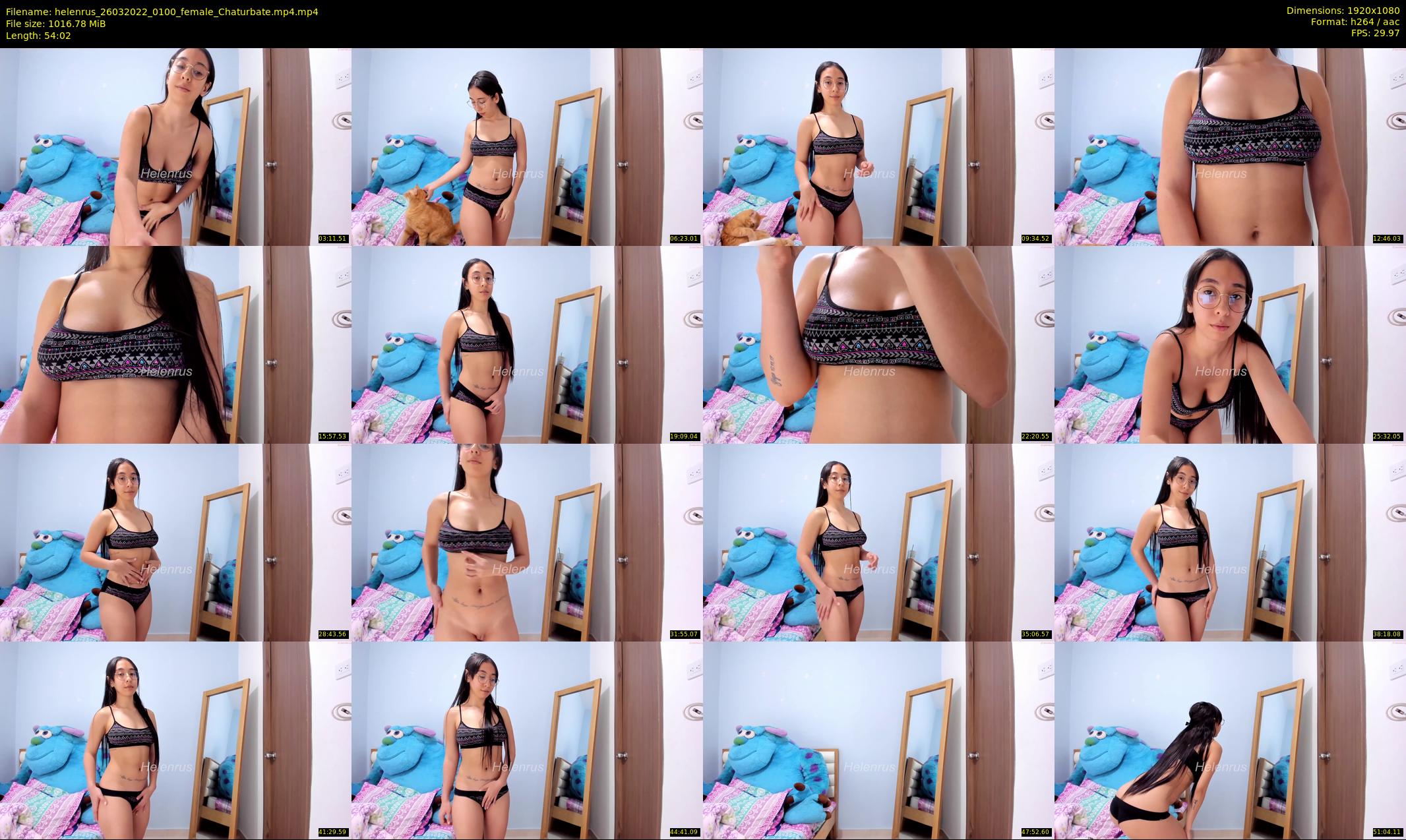 helenrus — 55 minute Chaturbate female cam show recording, 1080p, Mar 26, 2022