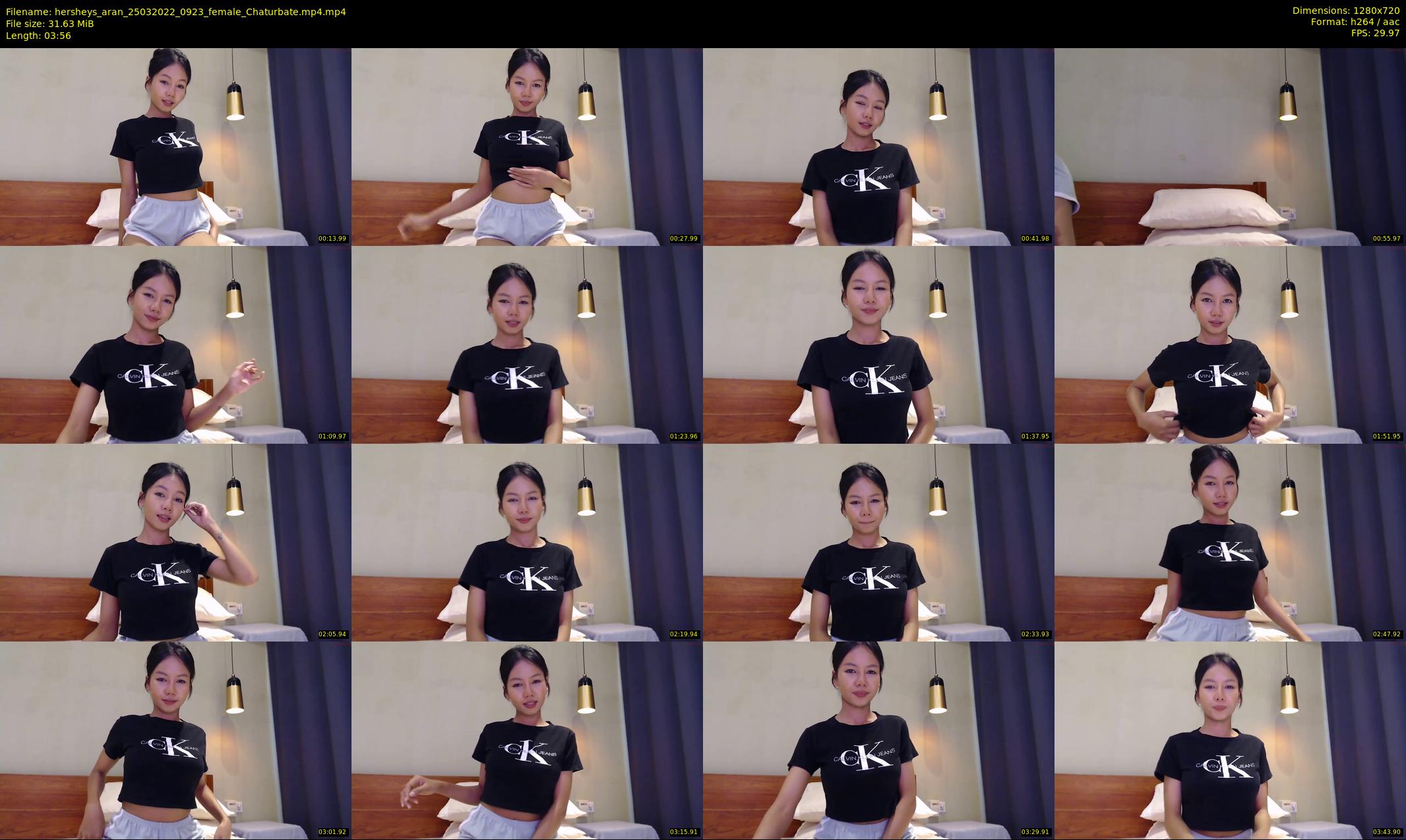 hersheys_aran — 4 minute Chaturbate female cam show recording, 720p, Mar 25, 2022