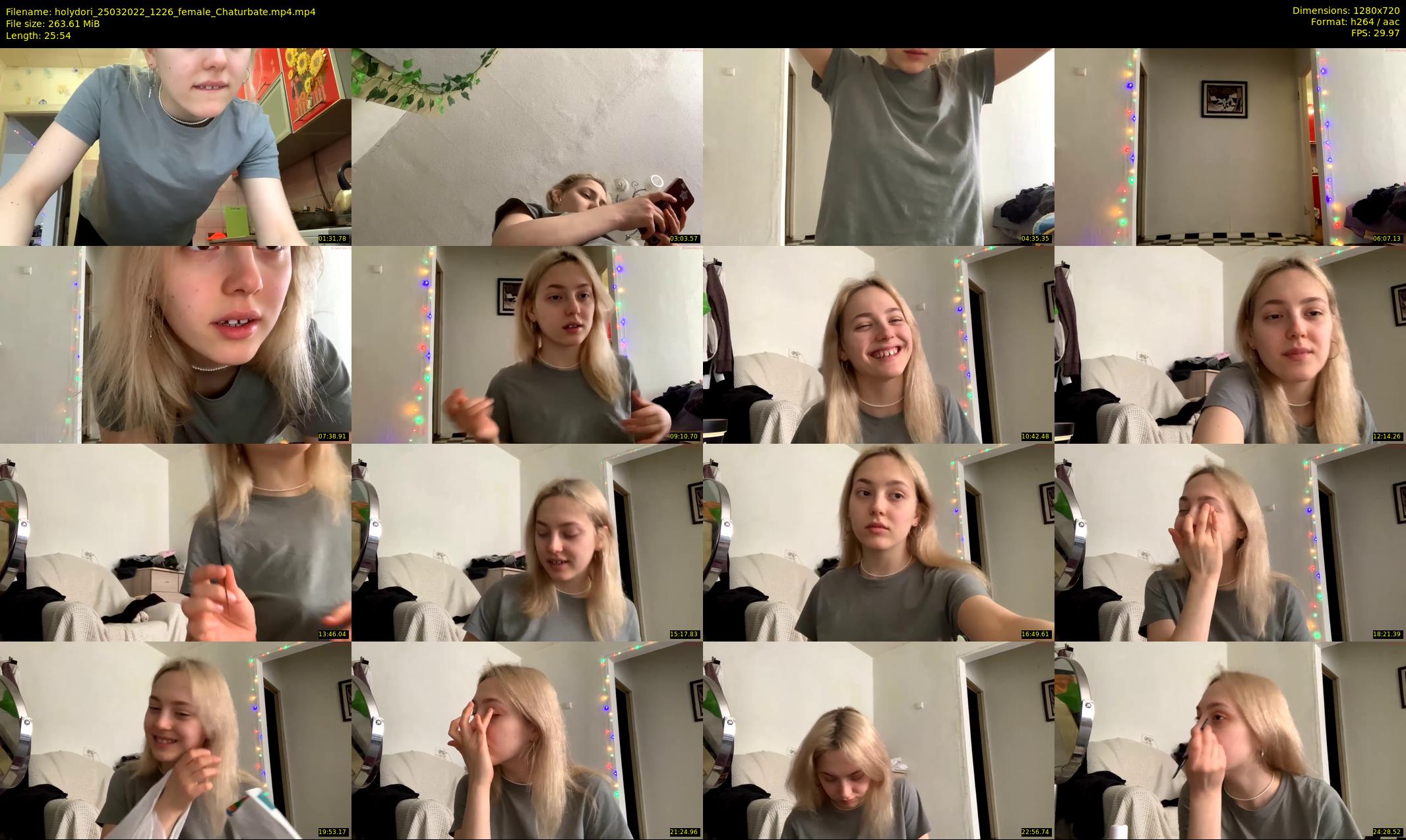 holydori — 26 minute Chaturbate female cam show recording, 720p, Mar 25, 2022