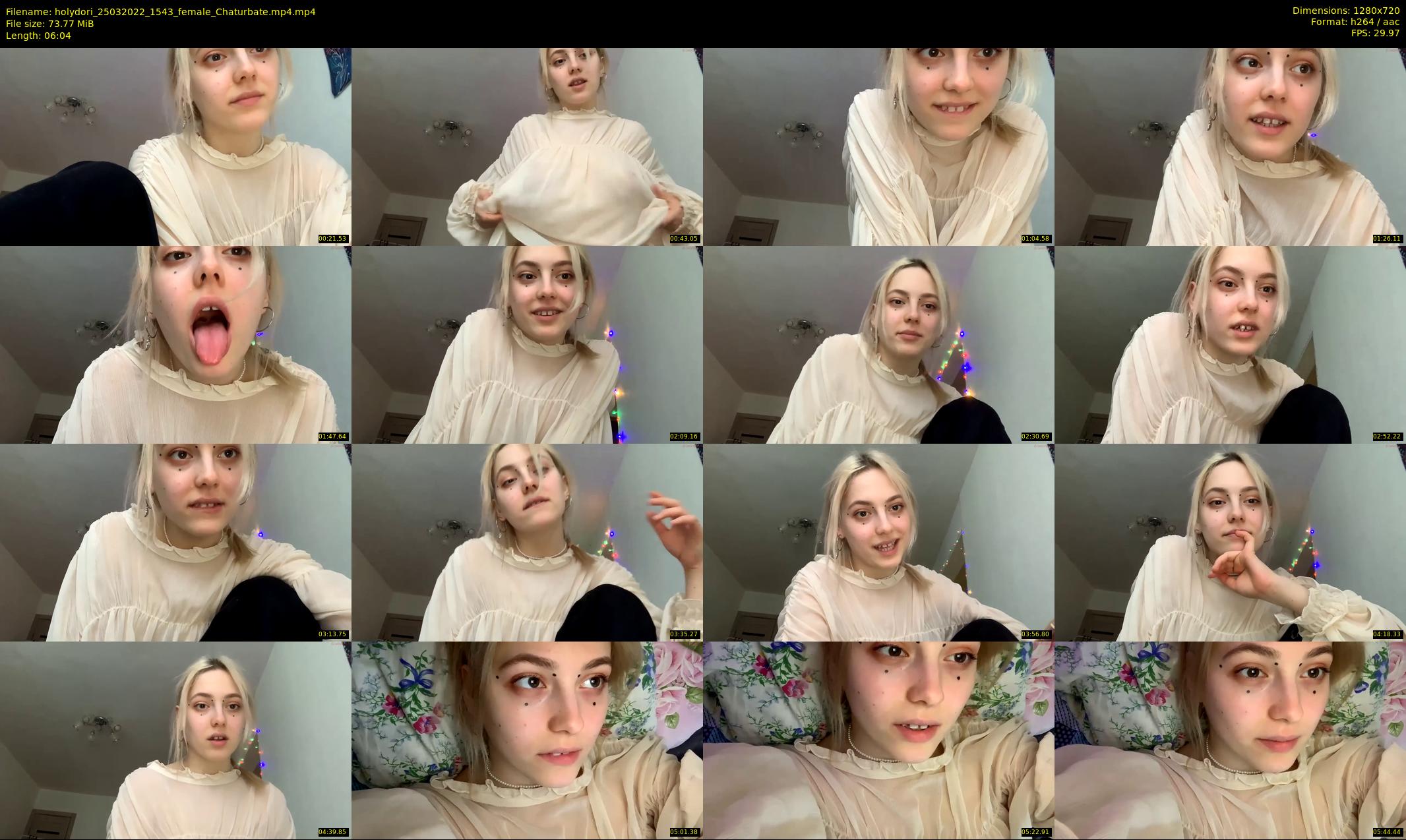 holydori — 7 minute Chaturbate female cam show recording, 720p, Mar 25, 2022