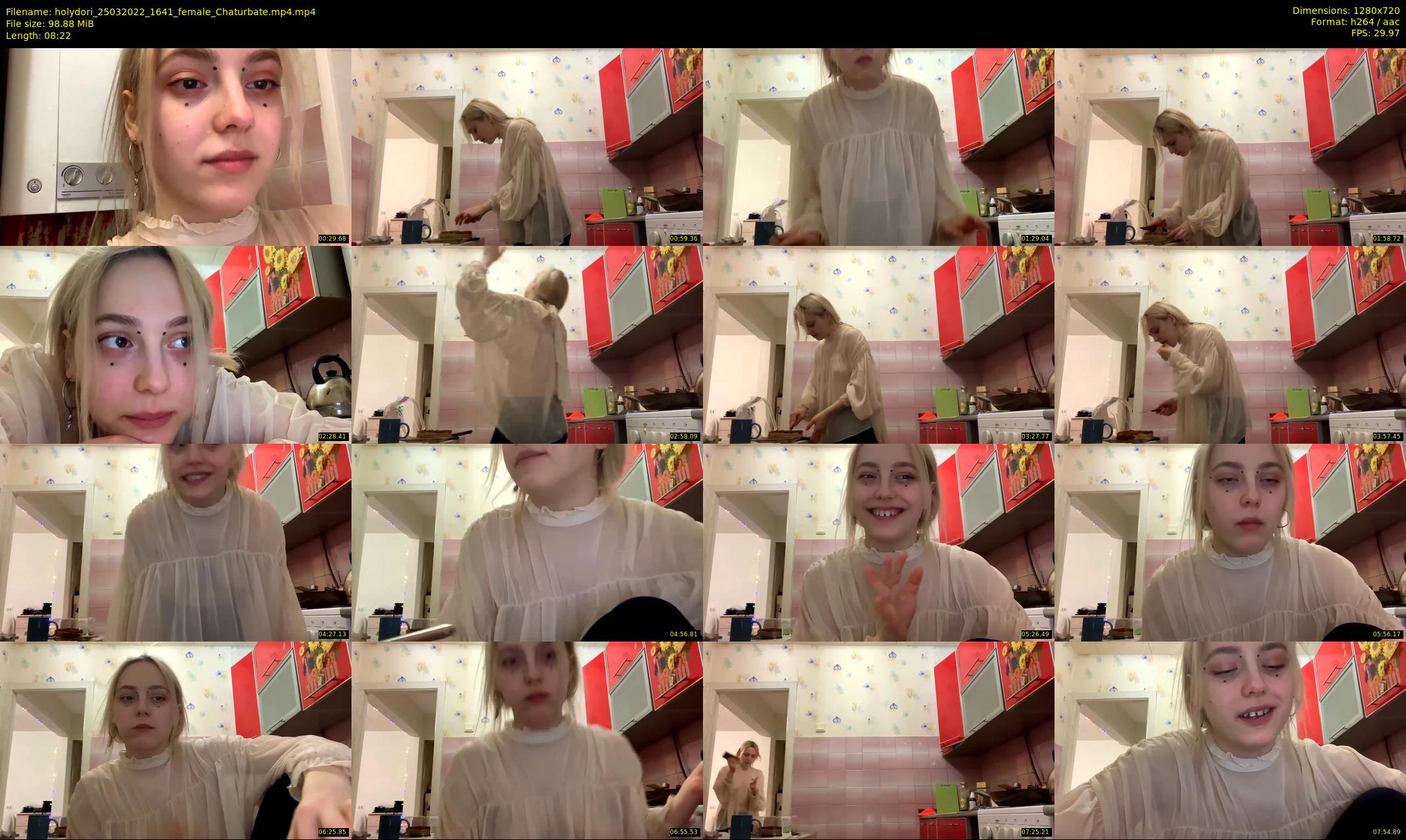 holydori — 9 minute Chaturbate female cam show recording, 720p, Mar 25, 2022