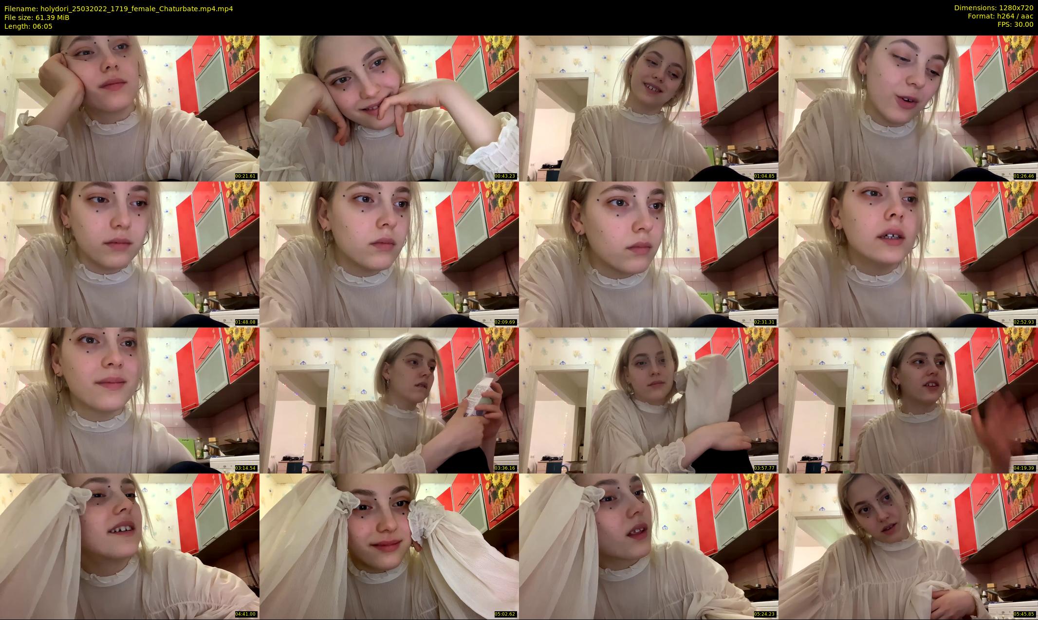 holydori — 7 minute Chaturbate female cam show recording, 720p, Mar 25, 2022