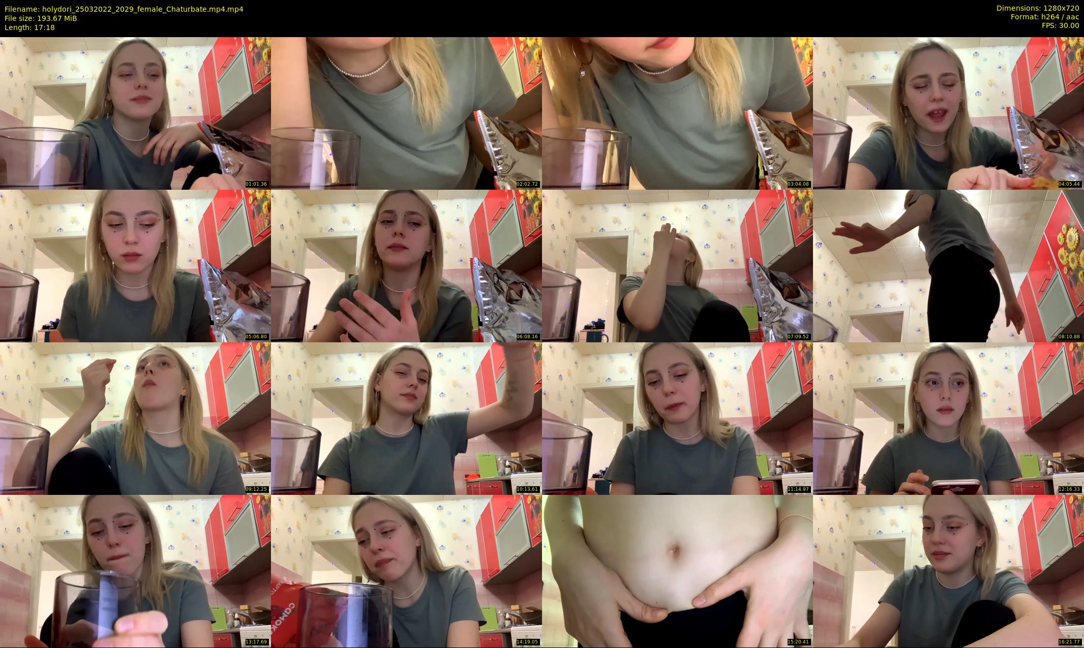 holydori — 18 minute Chaturbate female cam show recording, 720p, Mar 25, 2022