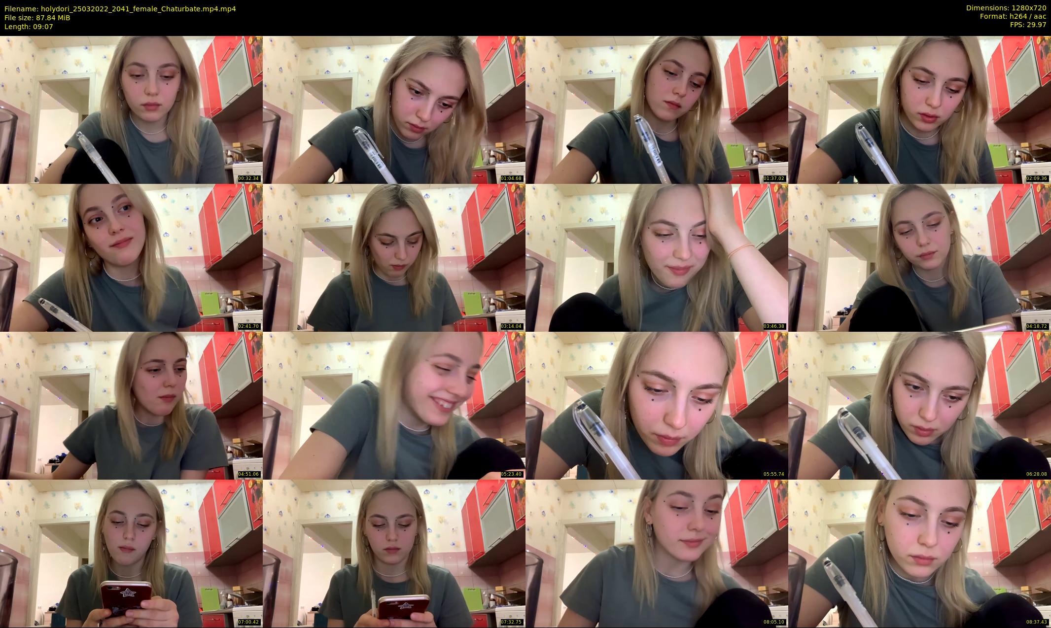 holydori — 10 minute Chaturbate female cam show recording, 720p, Mar 25, 2022