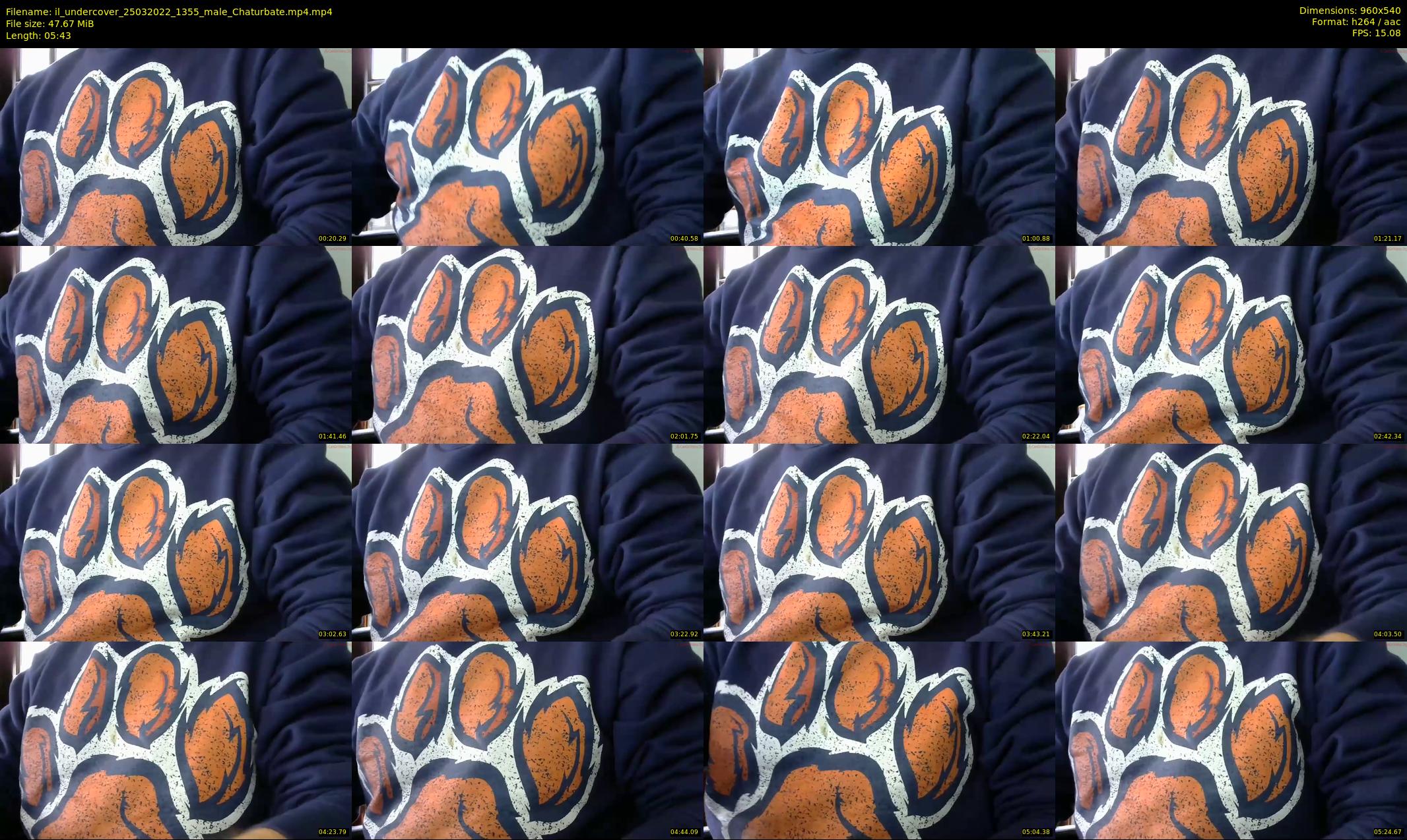 il_undercover — 6 minute Chaturbate male cam show recording, 480p, Mar 25, 2022