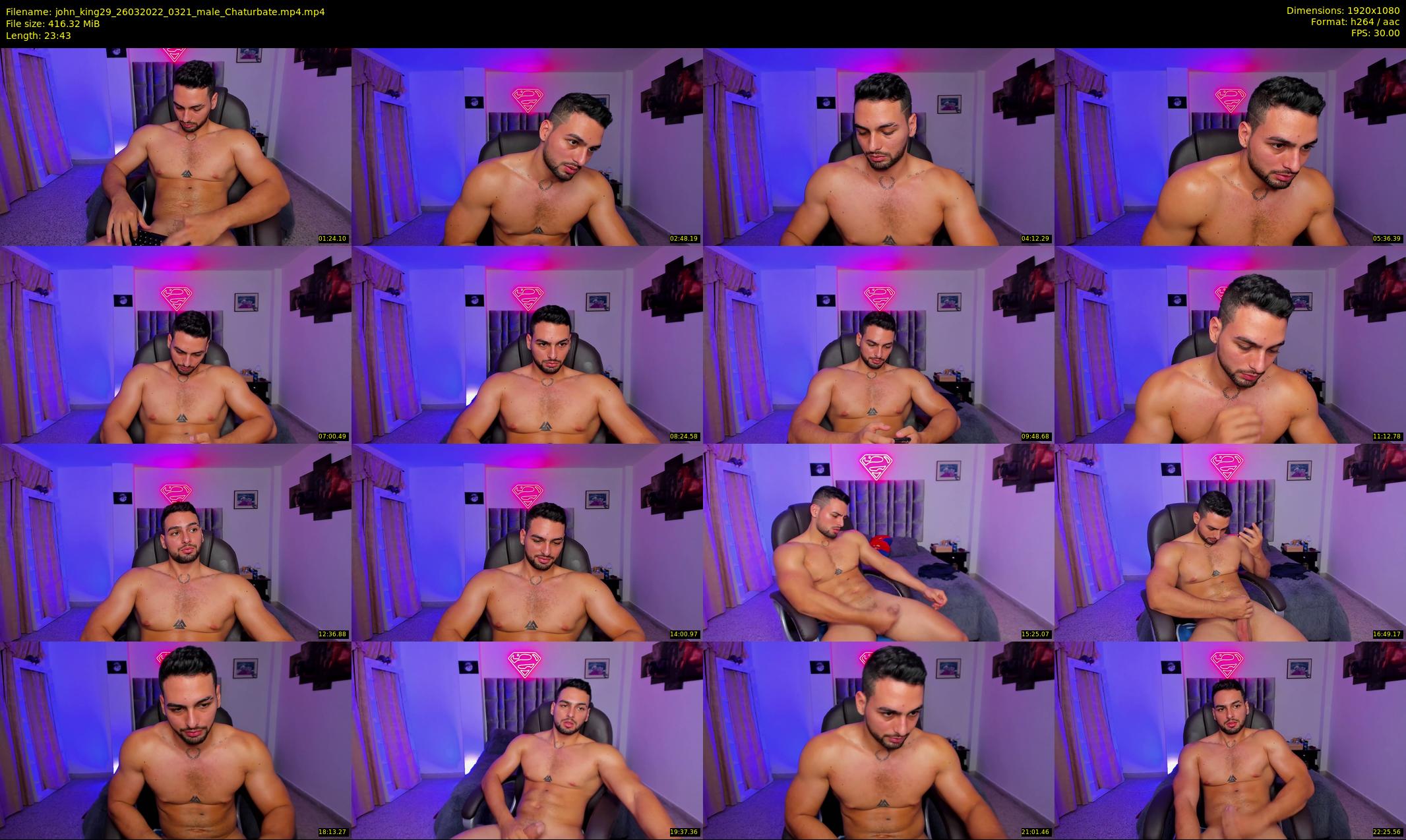 john_king29 — 24 minute Chaturbate male cam show recording, 1080p, Mar 26, 2022