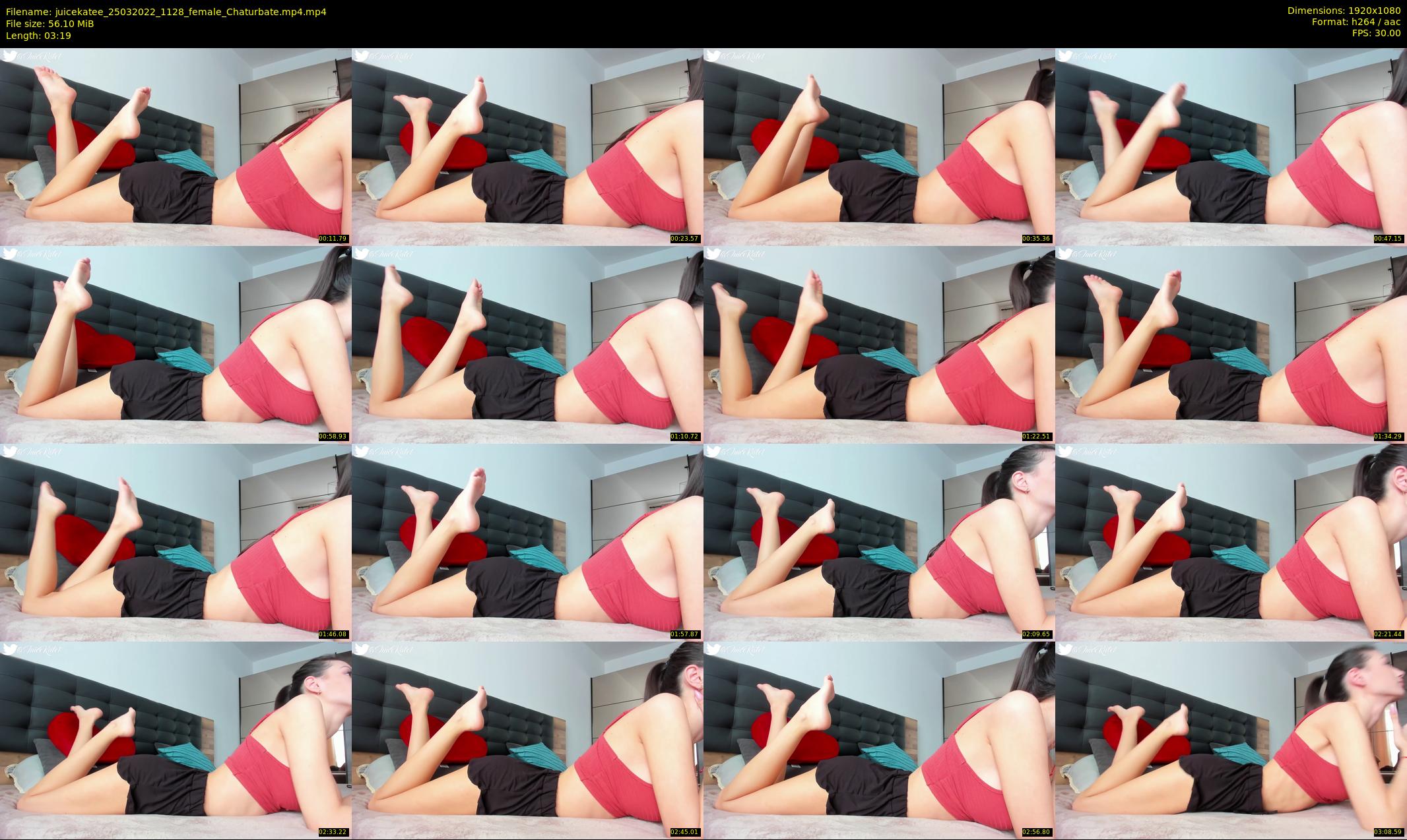 juicekatee — 4 minute Chaturbate female cam show recording, 1080p, Mar 25, 2022