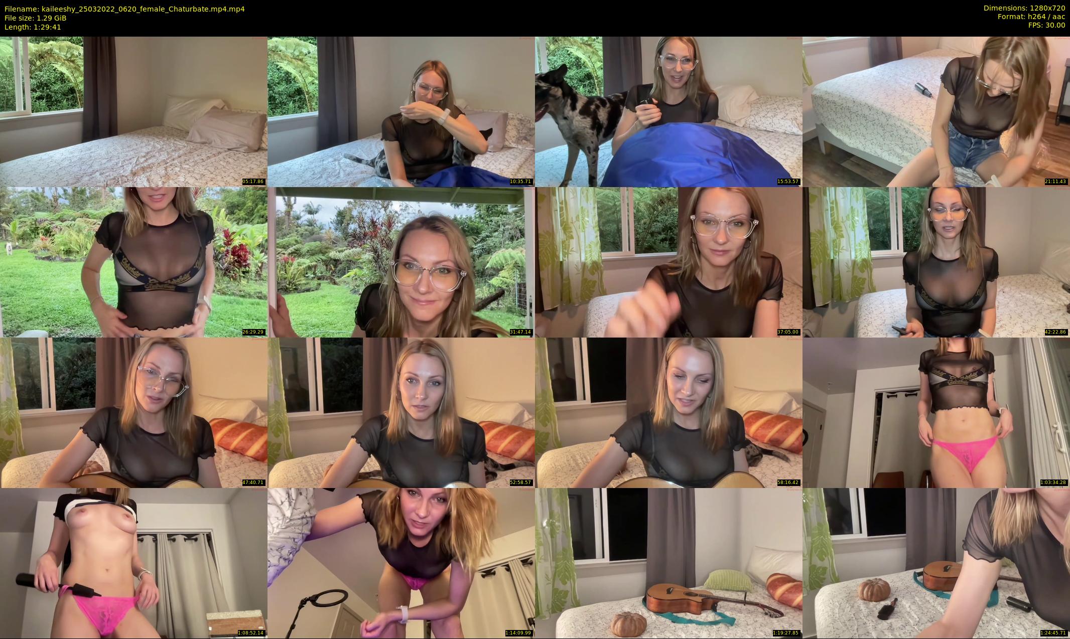 kaileeshy — 90 minute Chaturbate female cam show recording, 720p, Mar 25, 2022