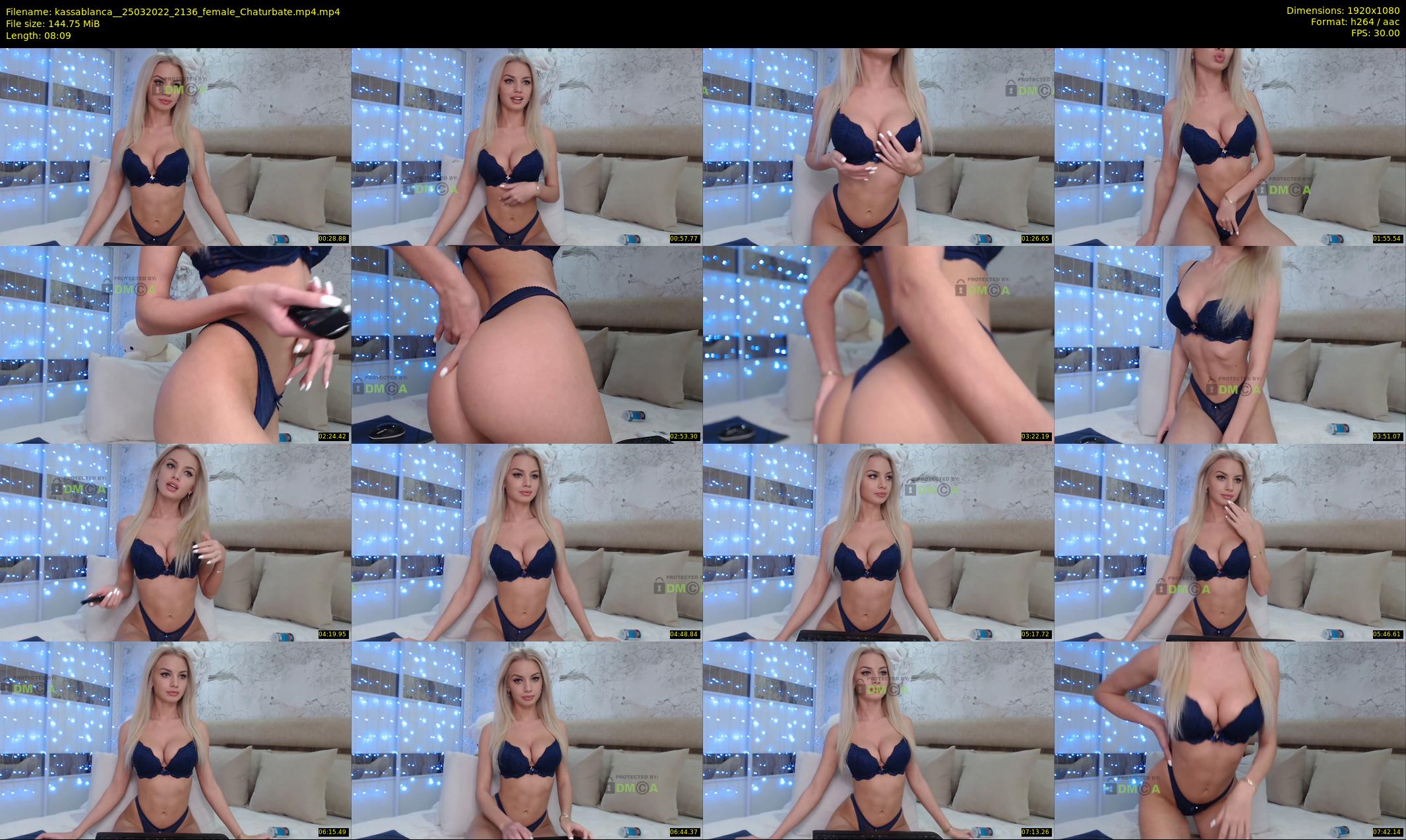 kassablanca_ — 9 minute Chaturbate female cam show recording, 1080p, Mar 25, 2022