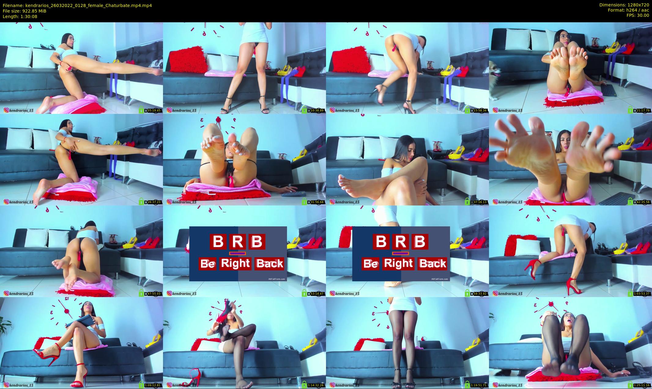 kendrarios — 91 minute Chaturbate female cam show recording, 720p, Mar 26, 2022