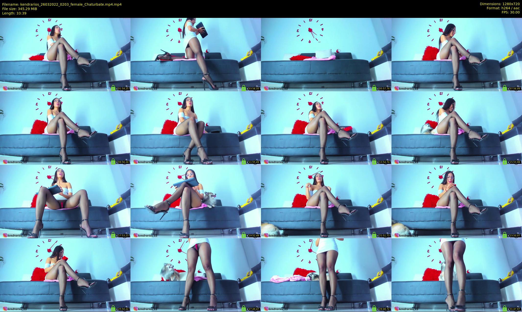 kendrarios — 34 minute Chaturbate female cam show recording, 720p, Mar 26, 2022