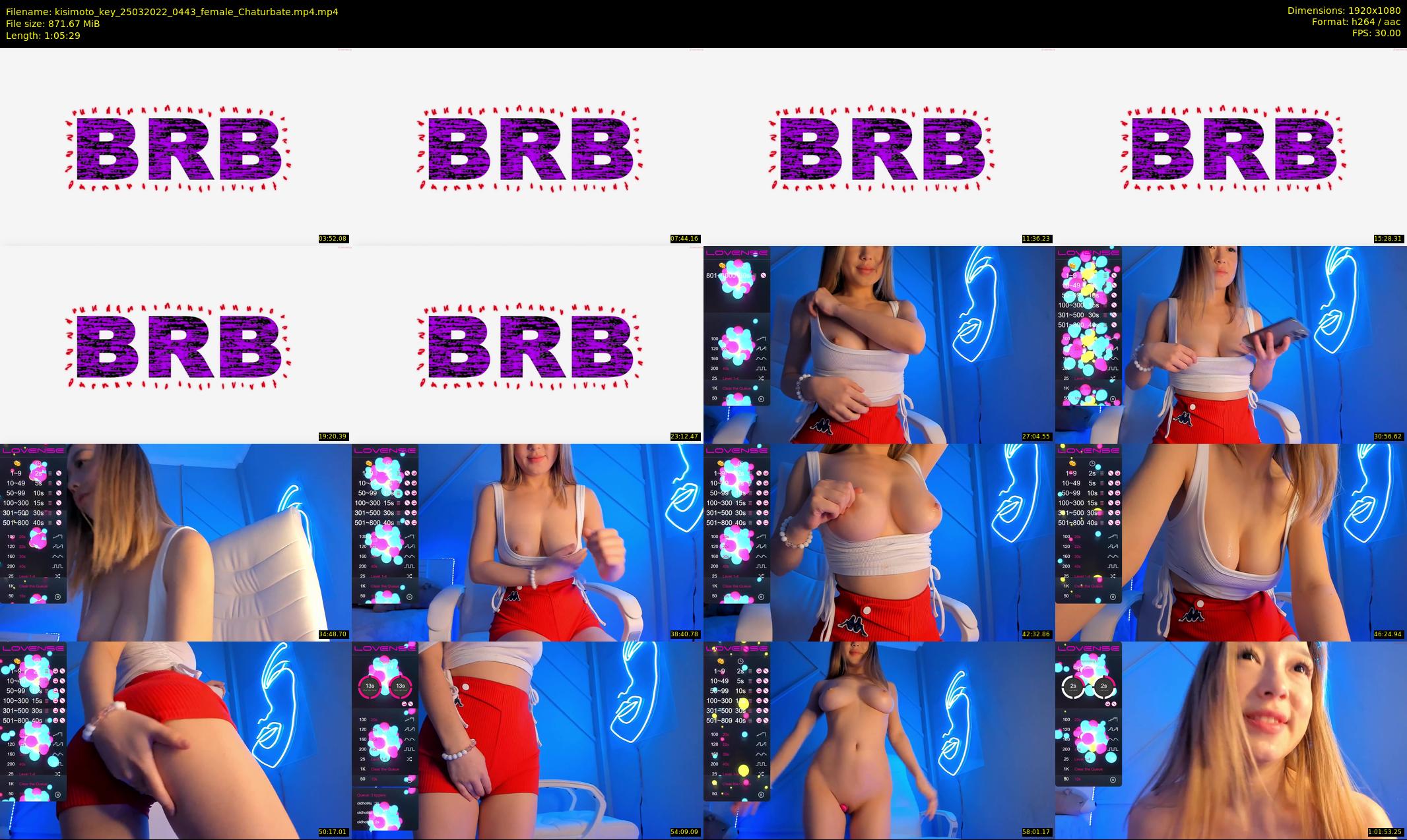 kisimoto_key — 66 minute Chaturbate female cam show recording, 1080p, Mar 25, 2022
