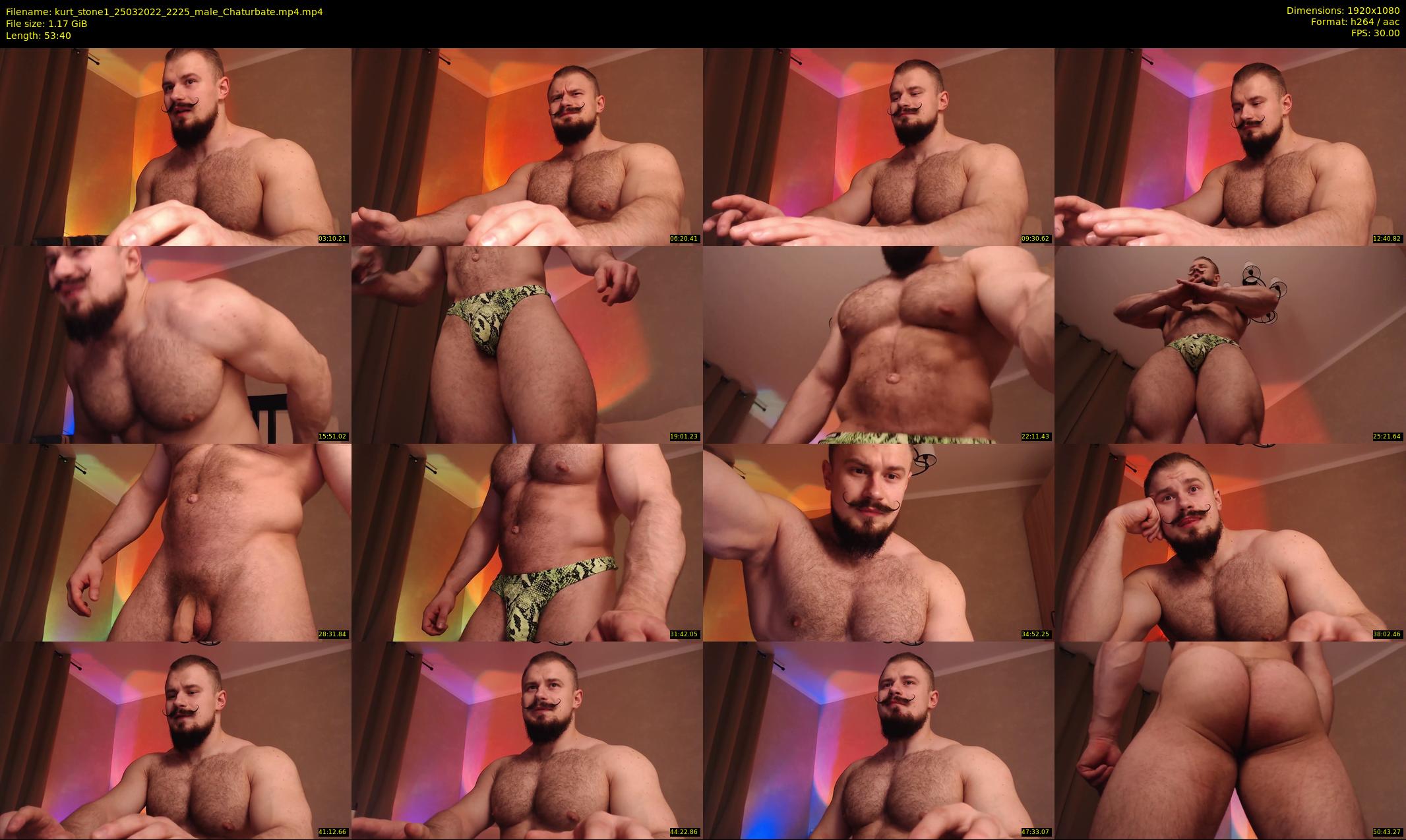 kurt_stone1 — 54 minute Chaturbate male cam show recording, 1080p, Mar 25, 2022