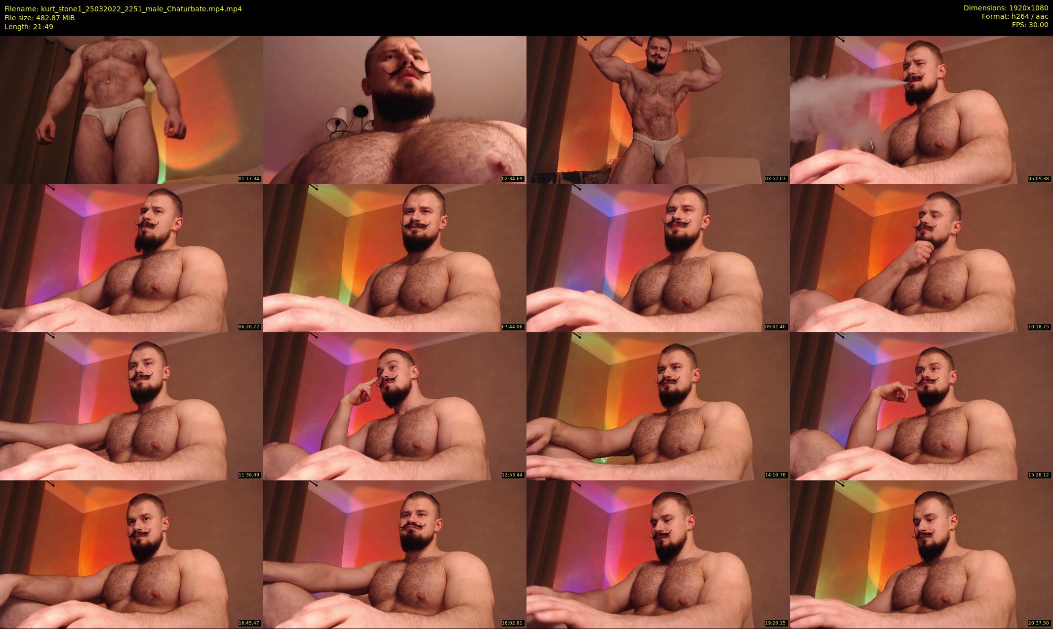 kurt_stone1 — 22 minute Chaturbate male cam show recording, 1080p, Mar 25, 2022
