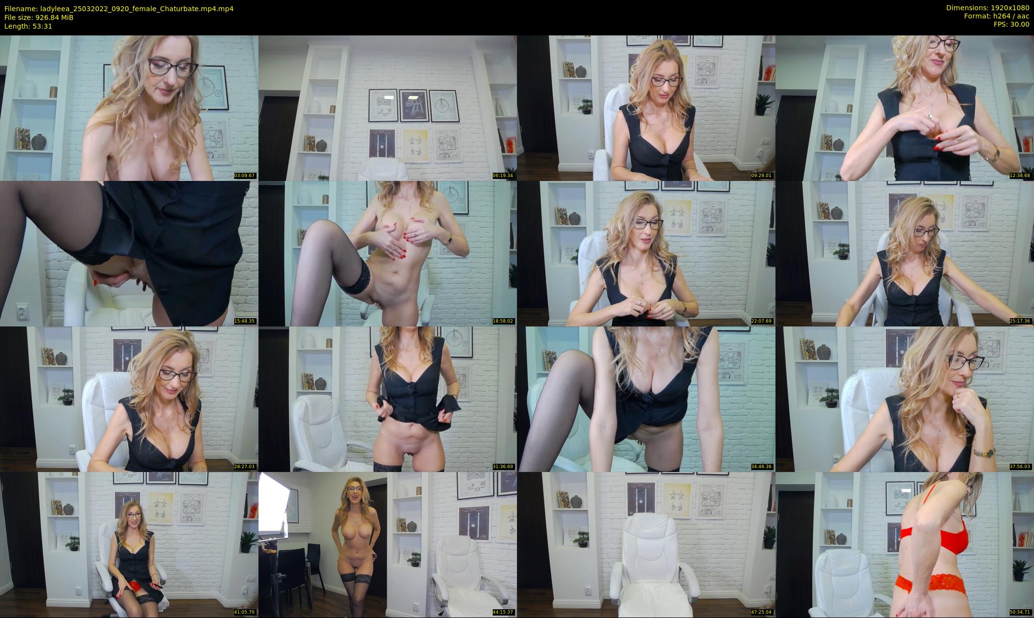 ladyleea — 54 minute Chaturbate female cam show recording, 1080p, Mar 25, 2022