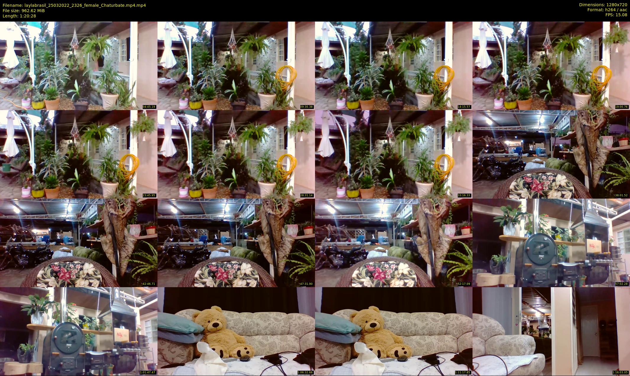 laylabrasil — 81 minute Chaturbate female cam show recording, 720p, Mar 25, 2022