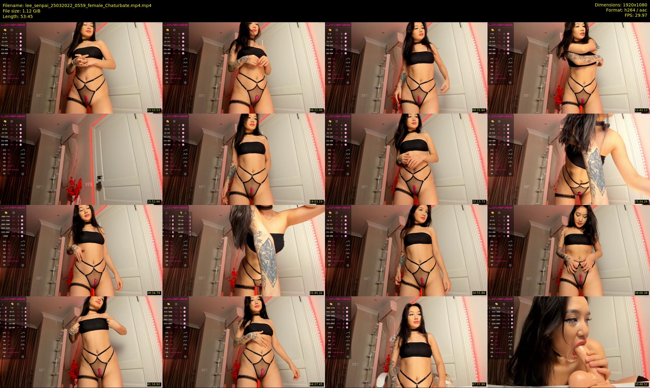 lee_senpai — 54 minute Chaturbate female cam show recording, 1080p, Mar 25, 2022