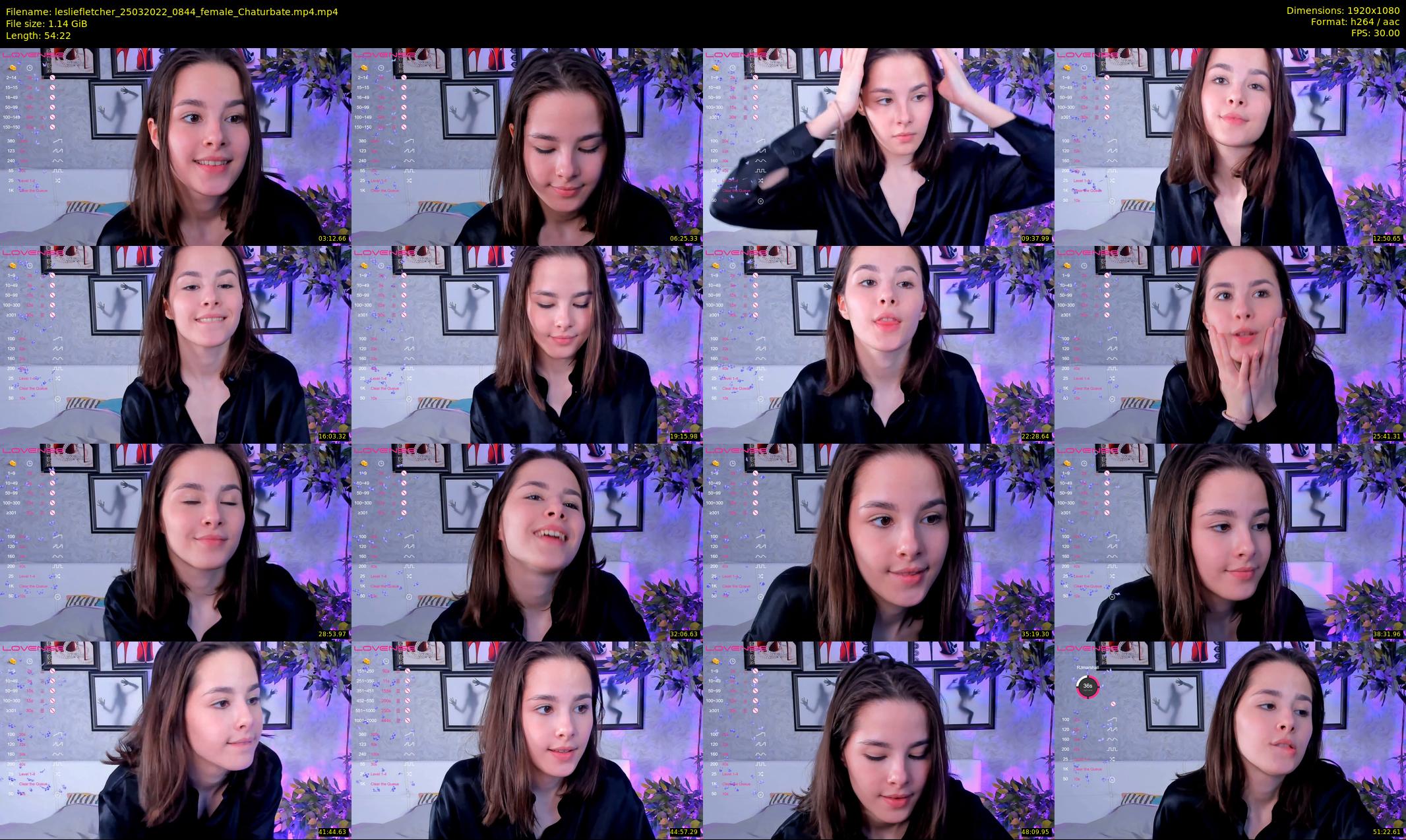 lesliefletcher — 55 minute Chaturbate couple cam show recording, 1080p, Mar 25, 2022