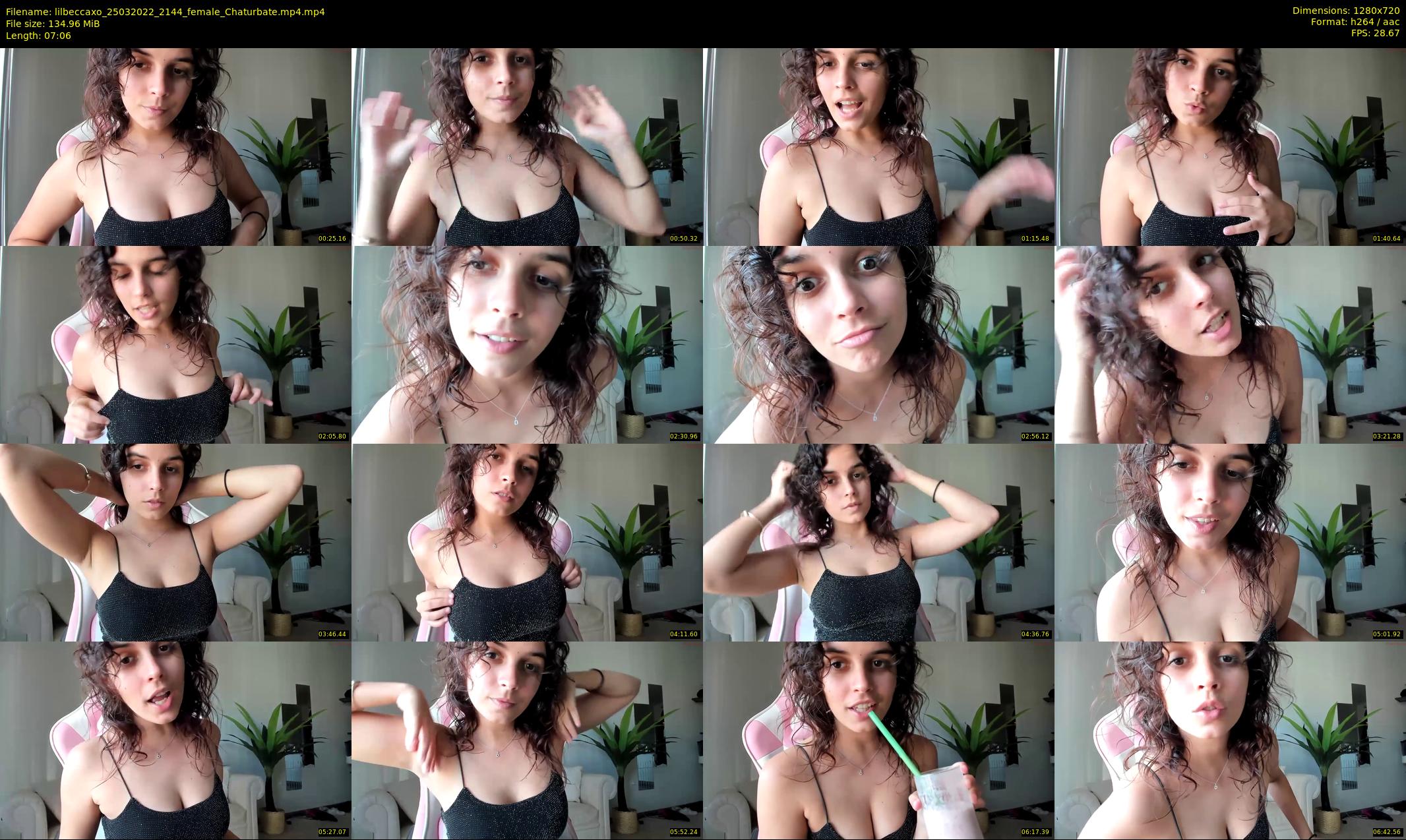 lilbeccaxo — 8 minute Chaturbate female cam show recording, 720p, Mar 25, 2022
