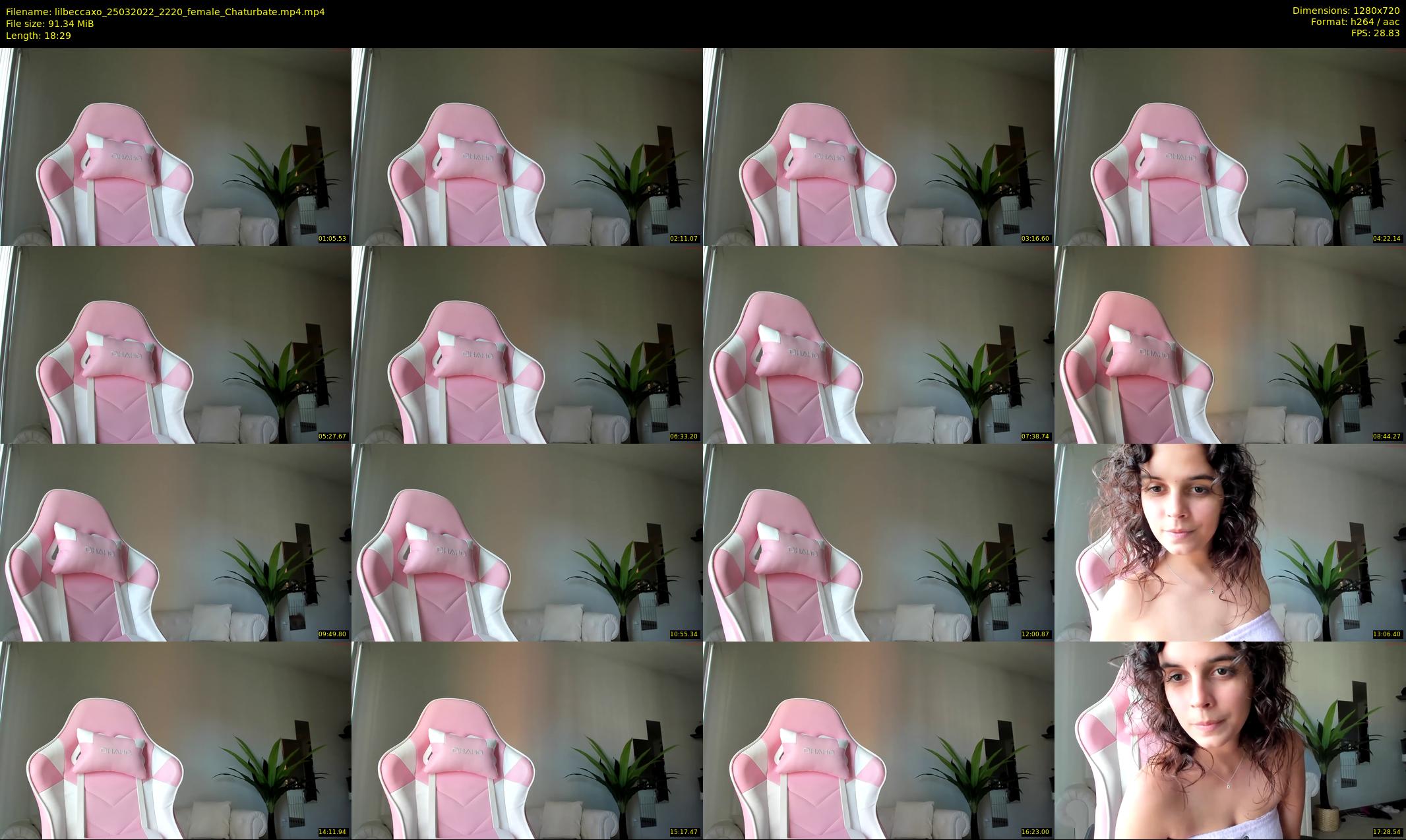 lilbeccaxo — 19 minute Chaturbate female cam show recording, 720p, Mar 25, 2022