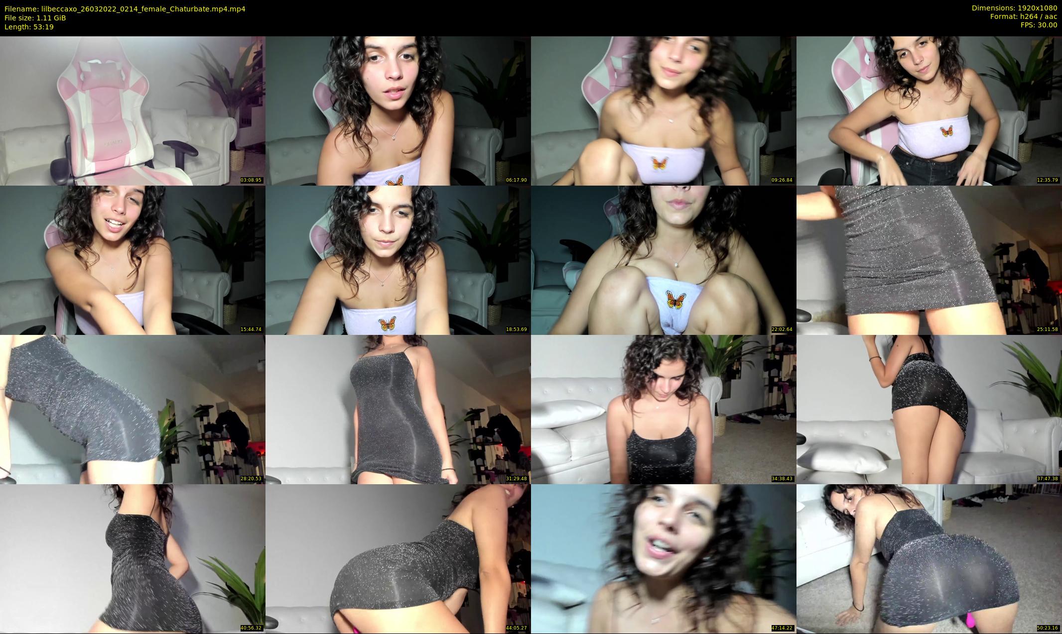 lilbeccaxo — 54 minute Chaturbate female cam show recording, 1080p, Mar 26, 2022